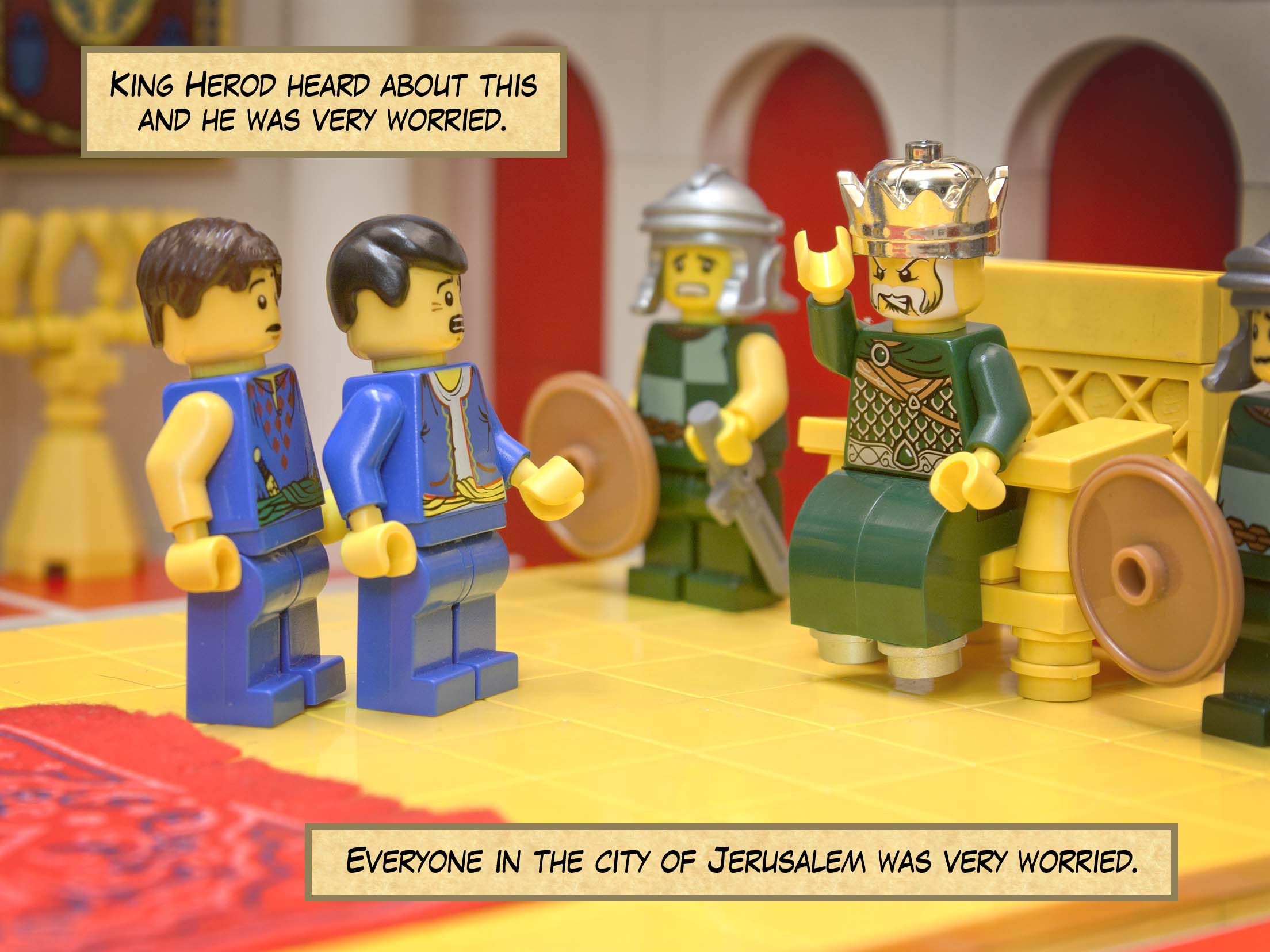 When Herod the king heard about this, he was disturbed, as was all of Jerusalem with him.