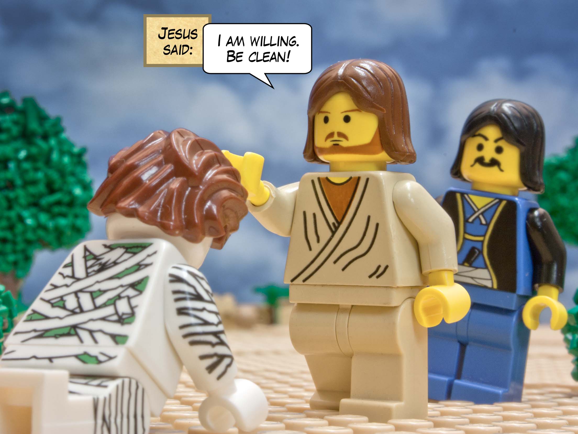 Now Simon's mother-in-law was in bed with a fever, and they told him about her at once. He came and took her by the hand and lifted her up. The fever left her, and she began to serve them.