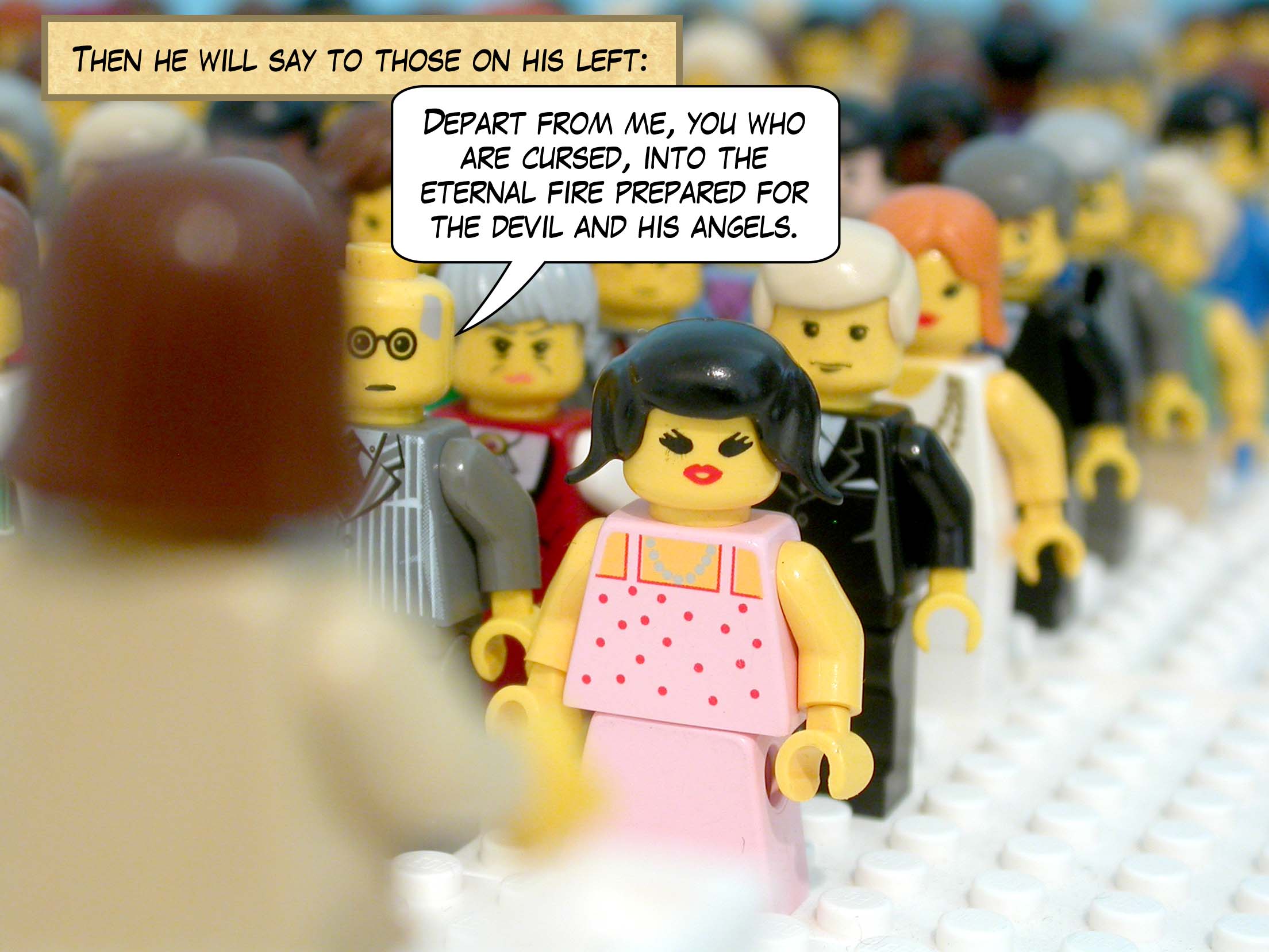 The Son of Man must undergo great suffering, and be rejected by the elders, chief priests, and scribes, and be killed, and on the third day be raised.