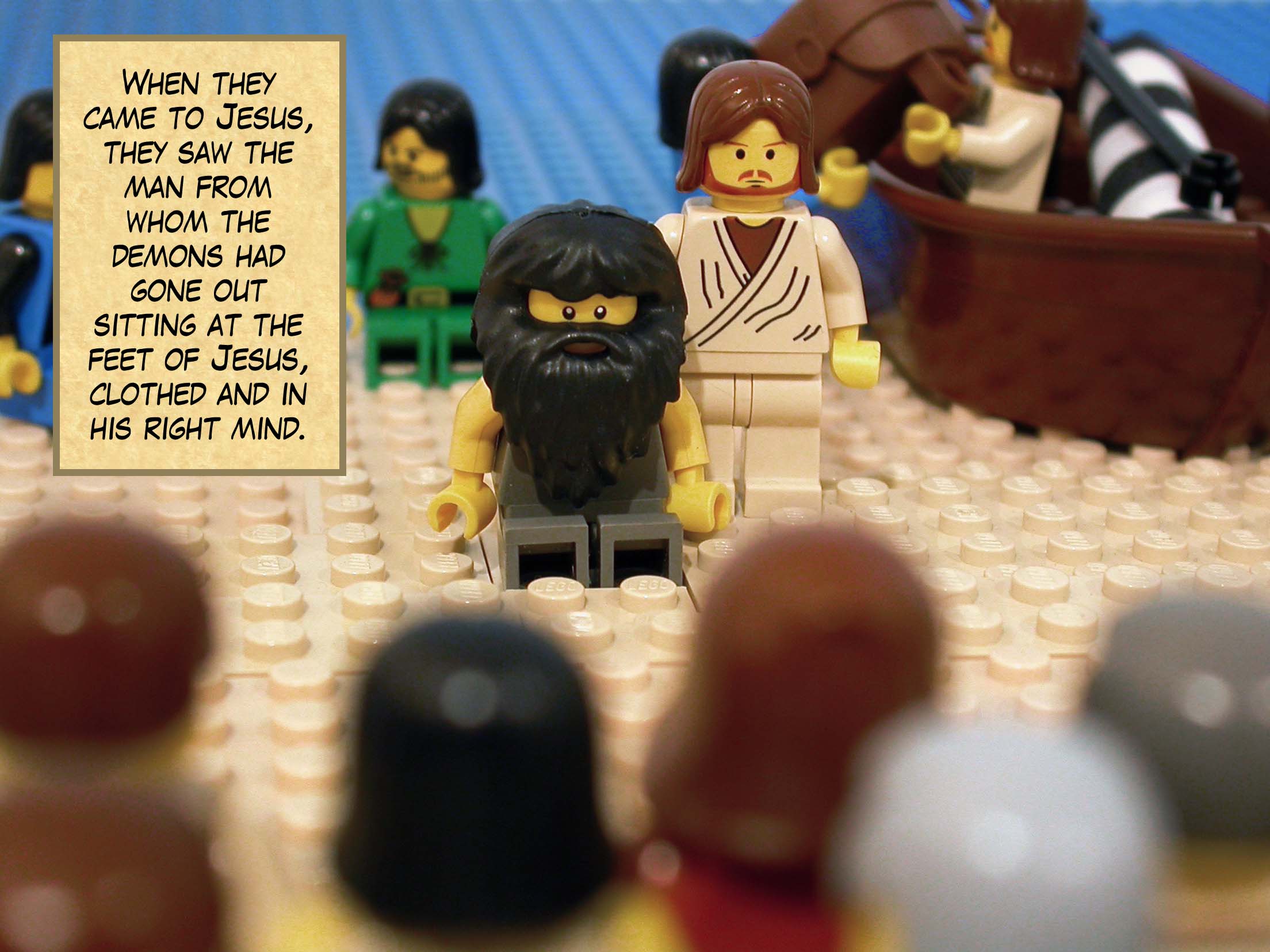 And the people went out to see what had happened.<br>