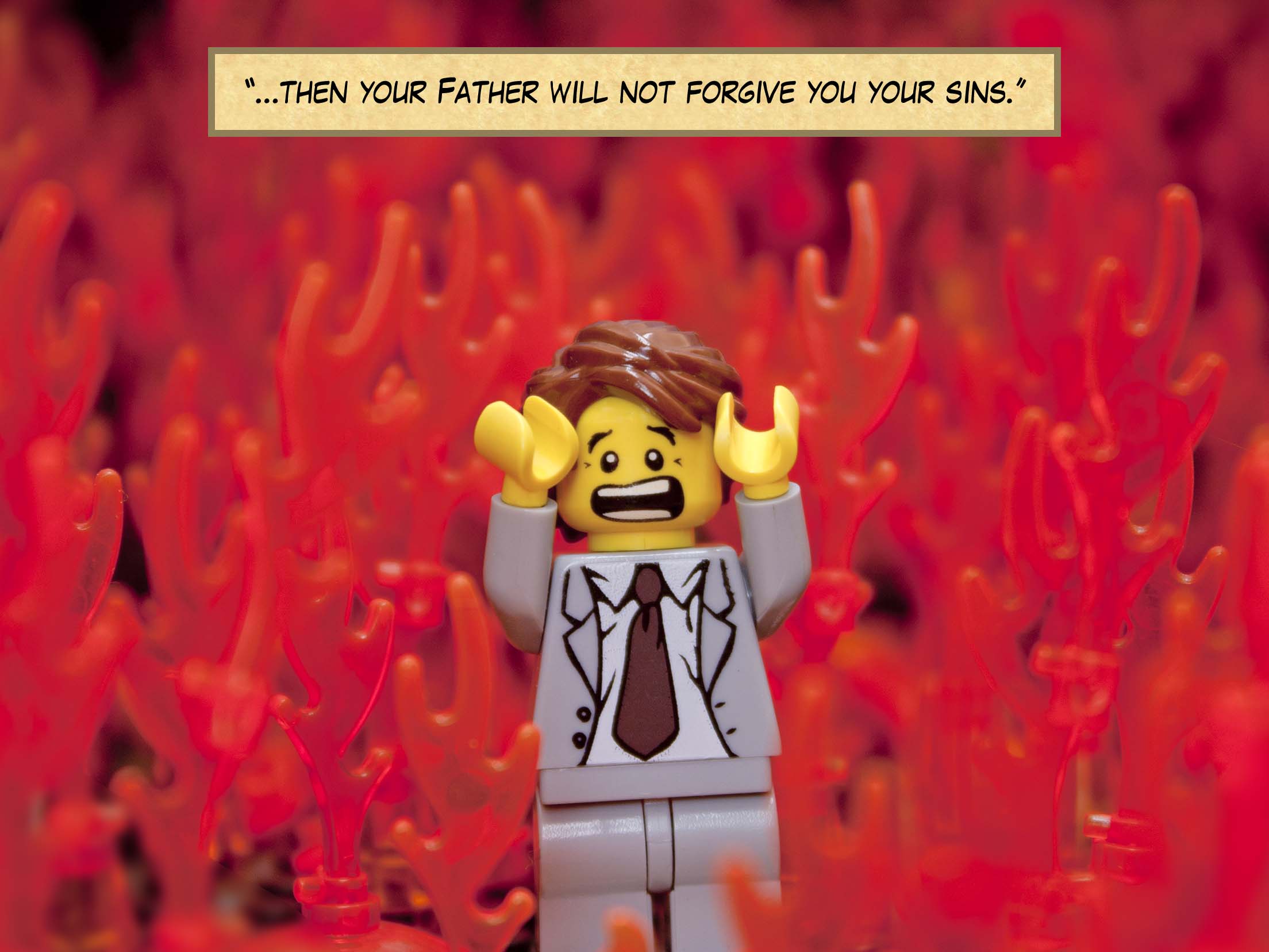 '...Will be subject to the fires of hell.'