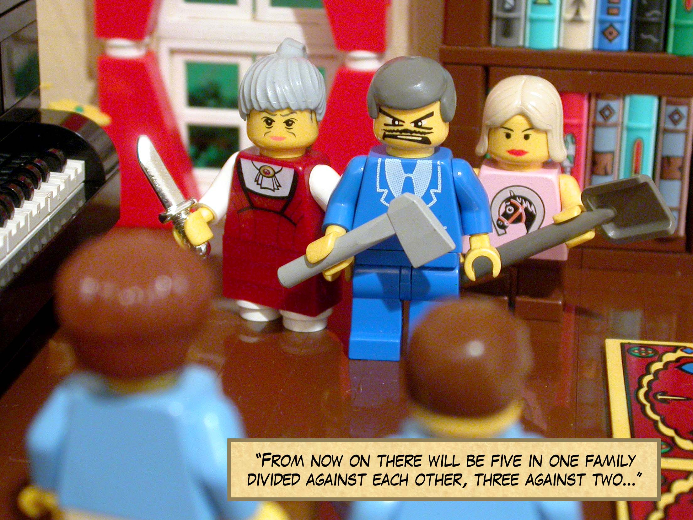 'Do not think that I have come to bring peace to the earth.'