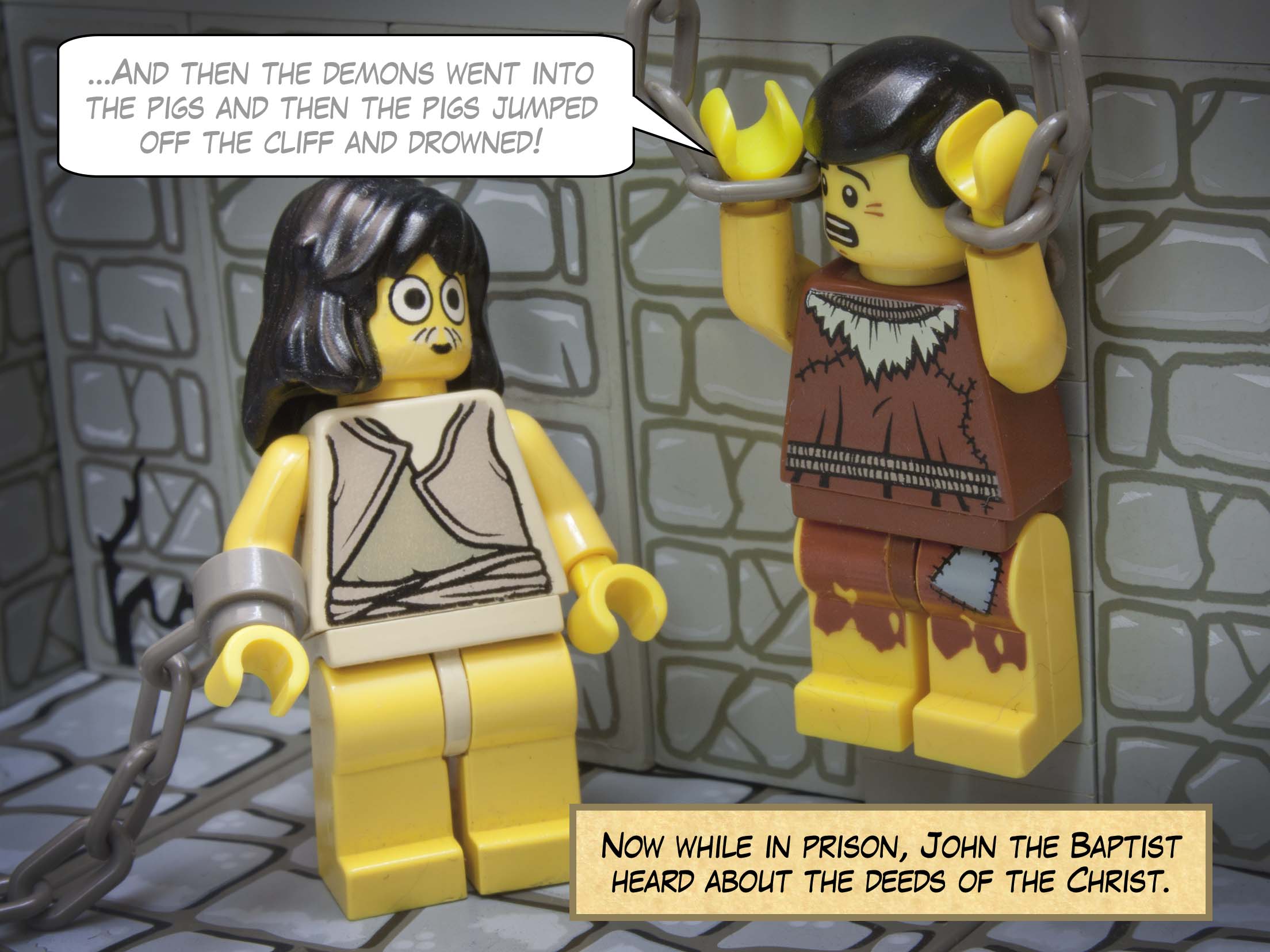 Herodias held a grudge against him and wanted to kill him, but she could not because Herod feared John, knowing him to be a just and holy man, and kept him safe.