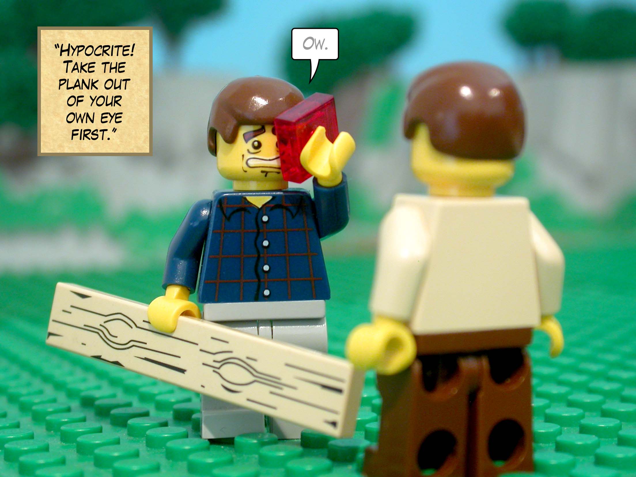 'And if your foot should be your downfall...'