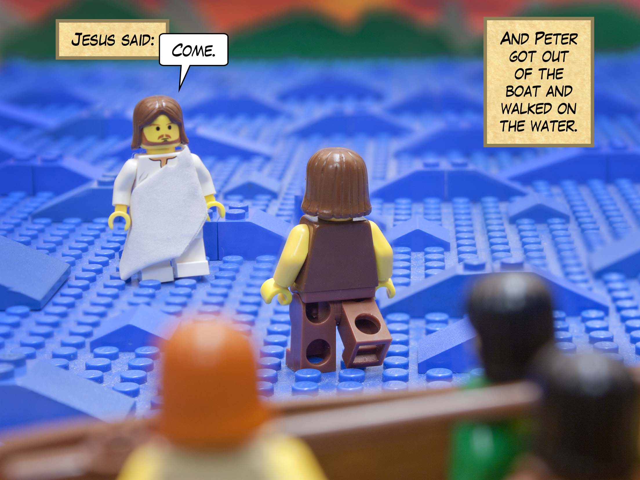 But Jesus spoke to them immediately, saying, 'Take heart, it is I; do not be afraid.'