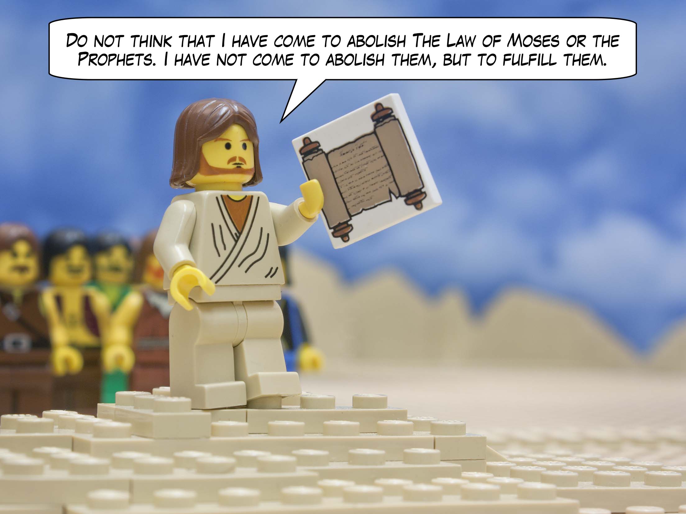 'But I say to you: offer no resistance to the evildoer.'