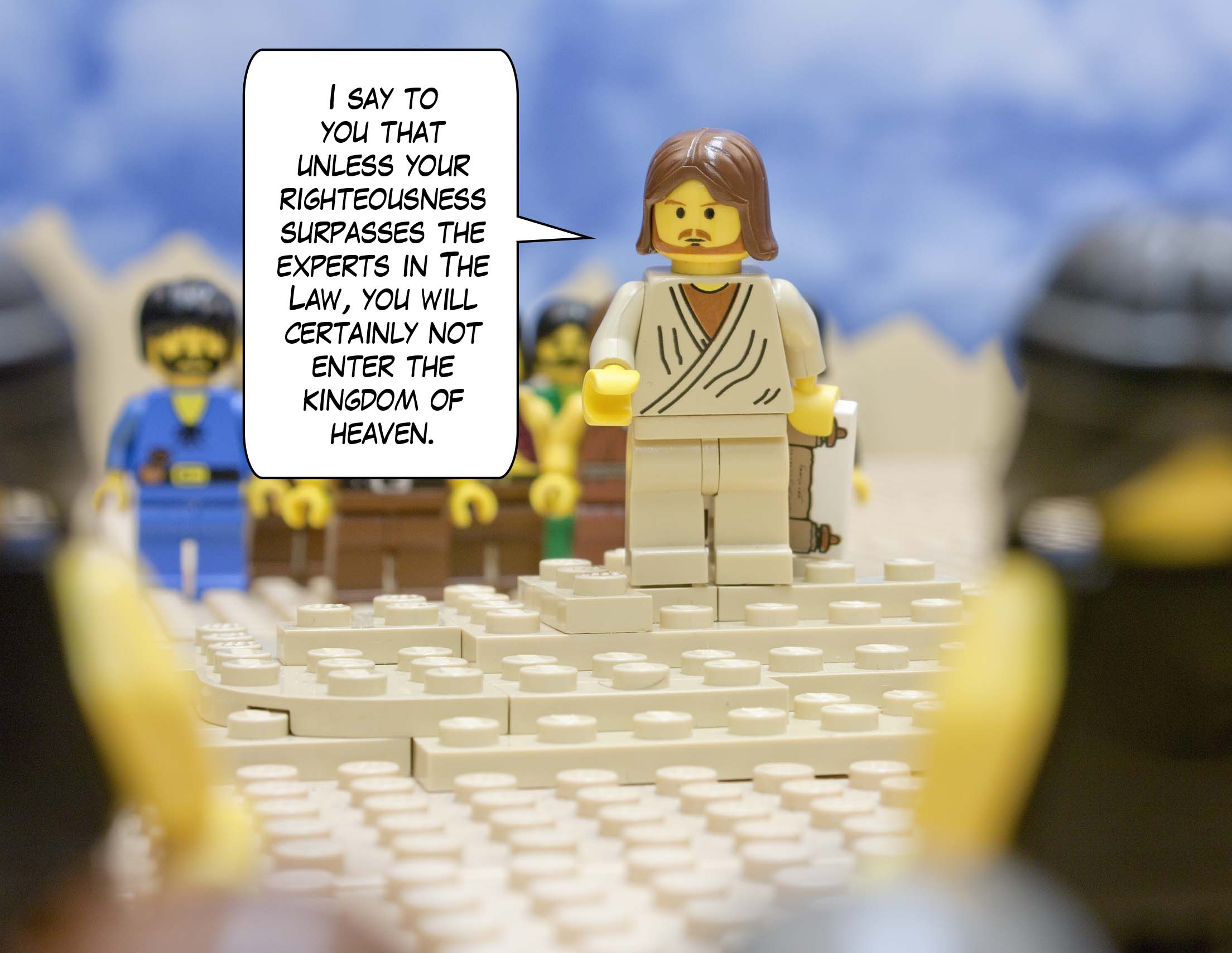 'I tell you that anyone who looks at a woman lustfully...'