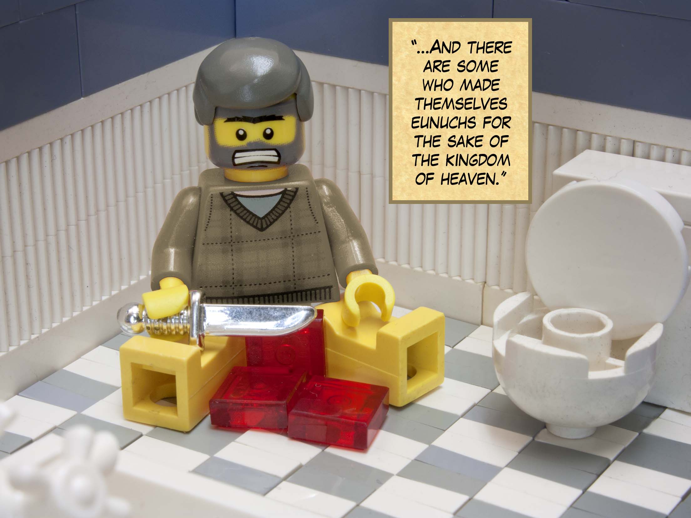 Jesus replied, 'There are some eunuchs who were born that way, and there are some who made themselves eunuchs for the sake of the kingdom of heaven.'