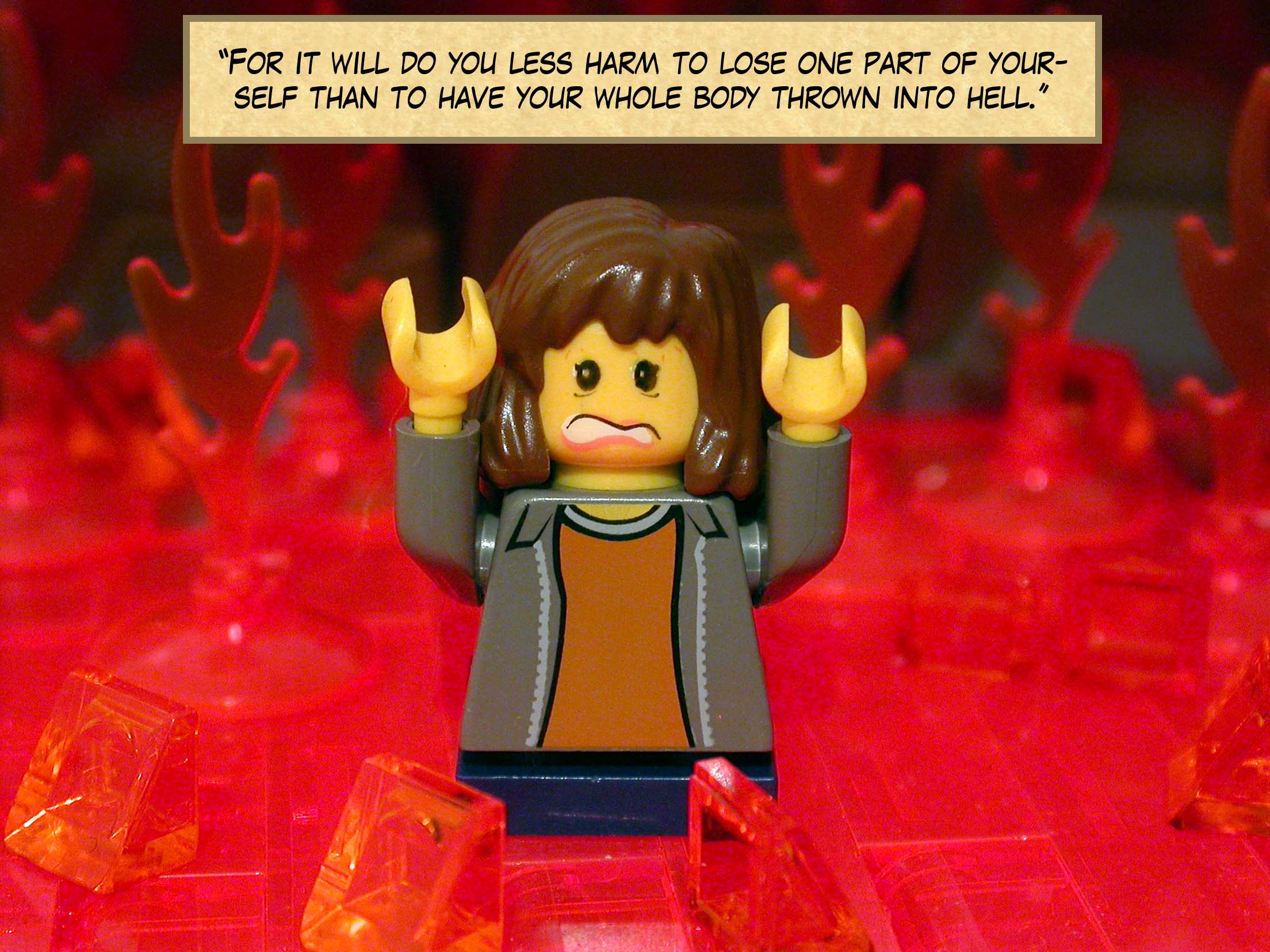 'No one can serve two masters. He will hate the one and love the other. You cannot serve both God and money.'