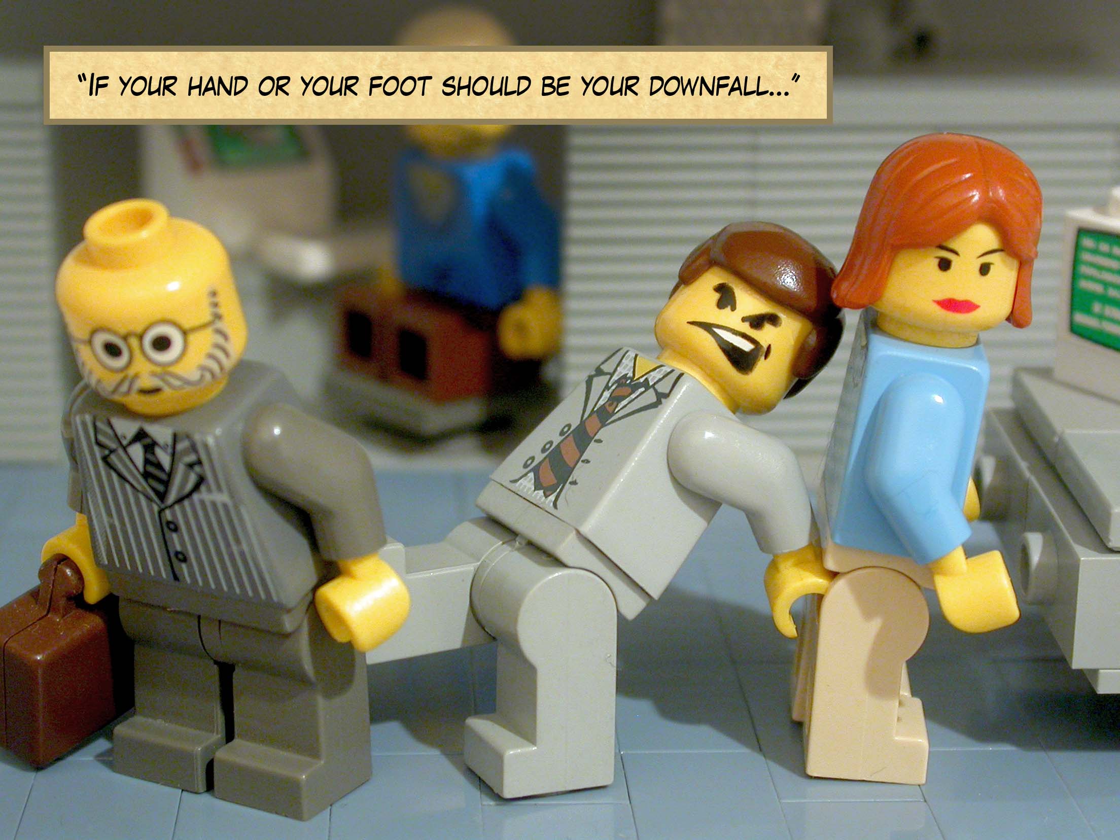 '...than for a rich man to enter the kingdom of God.'