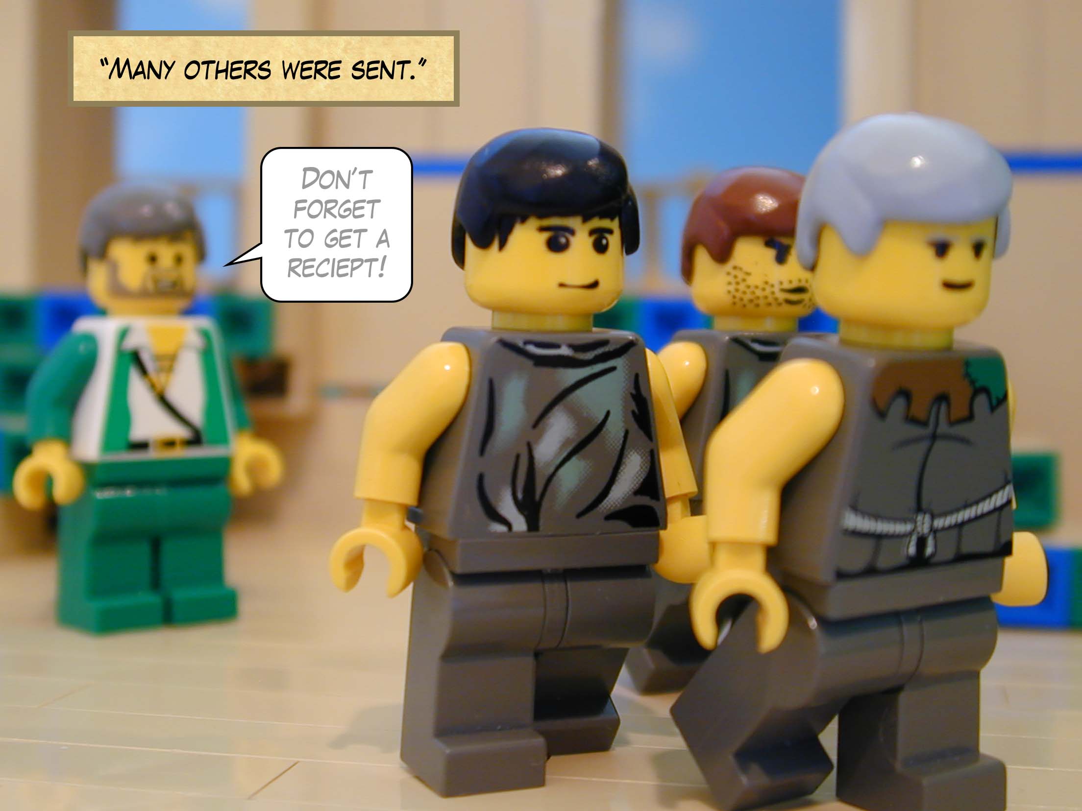 'Many others were sent.'<br>