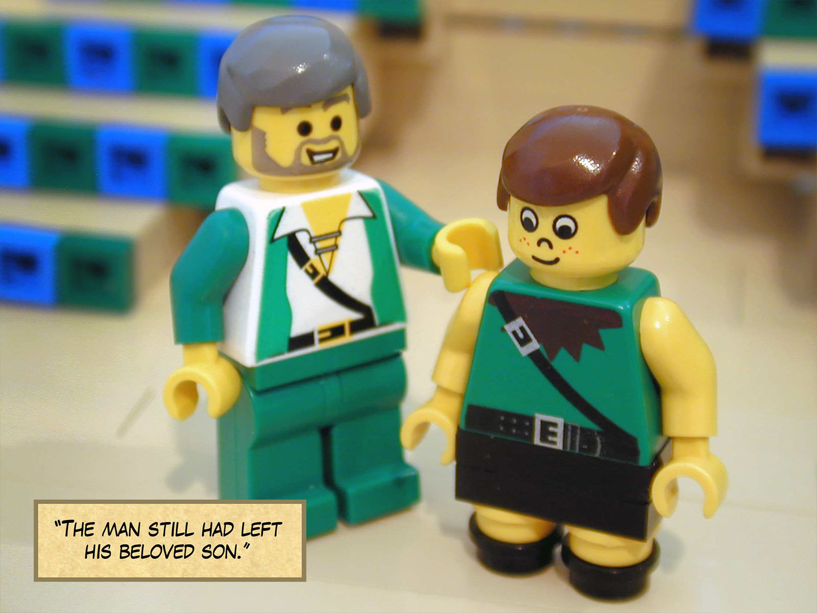 'The man still had left his beloved son.'<br>