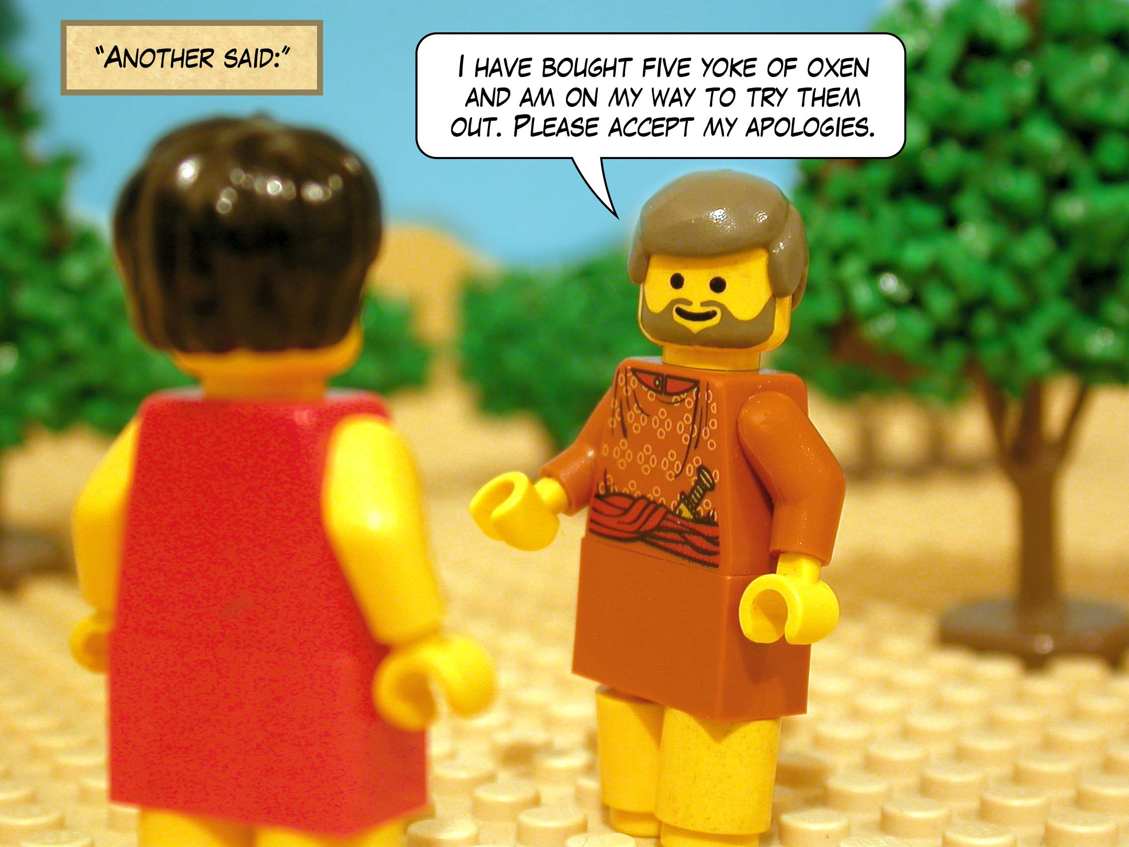 'Yet another said, "I have just gotten married and so am unable to come.'<br>