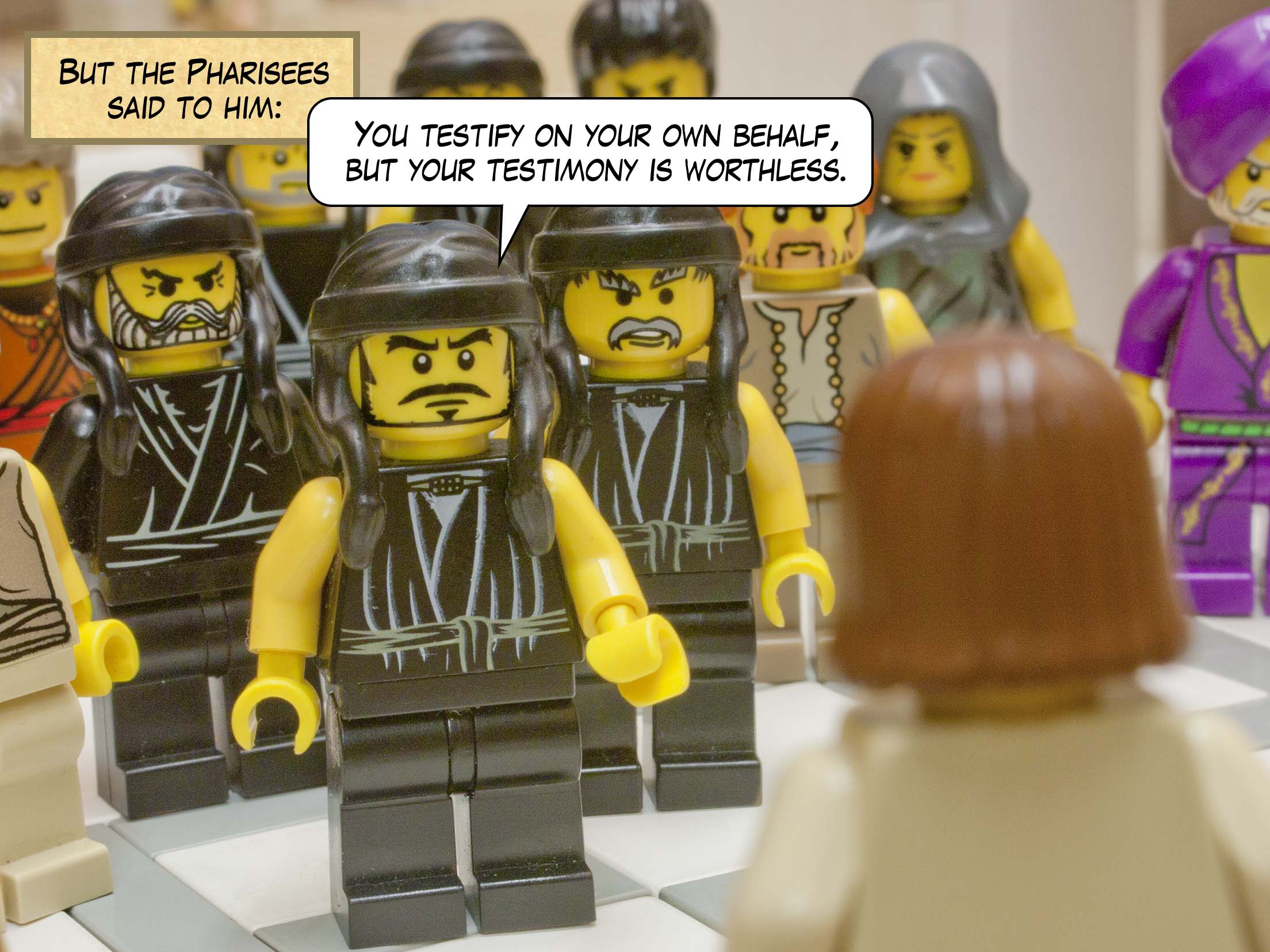 'I declare what I have seen in the Father's presence; as for you, you should do what you have heard from the Father.'