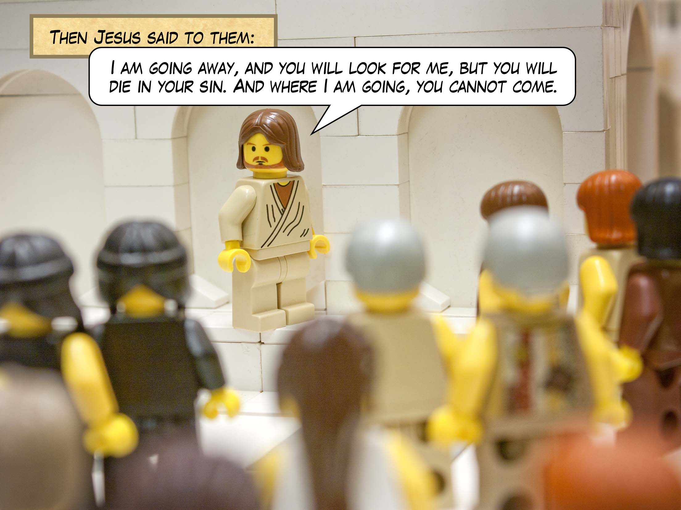 'Why do you not understand what I say? It is because you cannot accept my word. You are from your father the devil, and you choose to do your father's desires. He was a murderer from the beginning.'