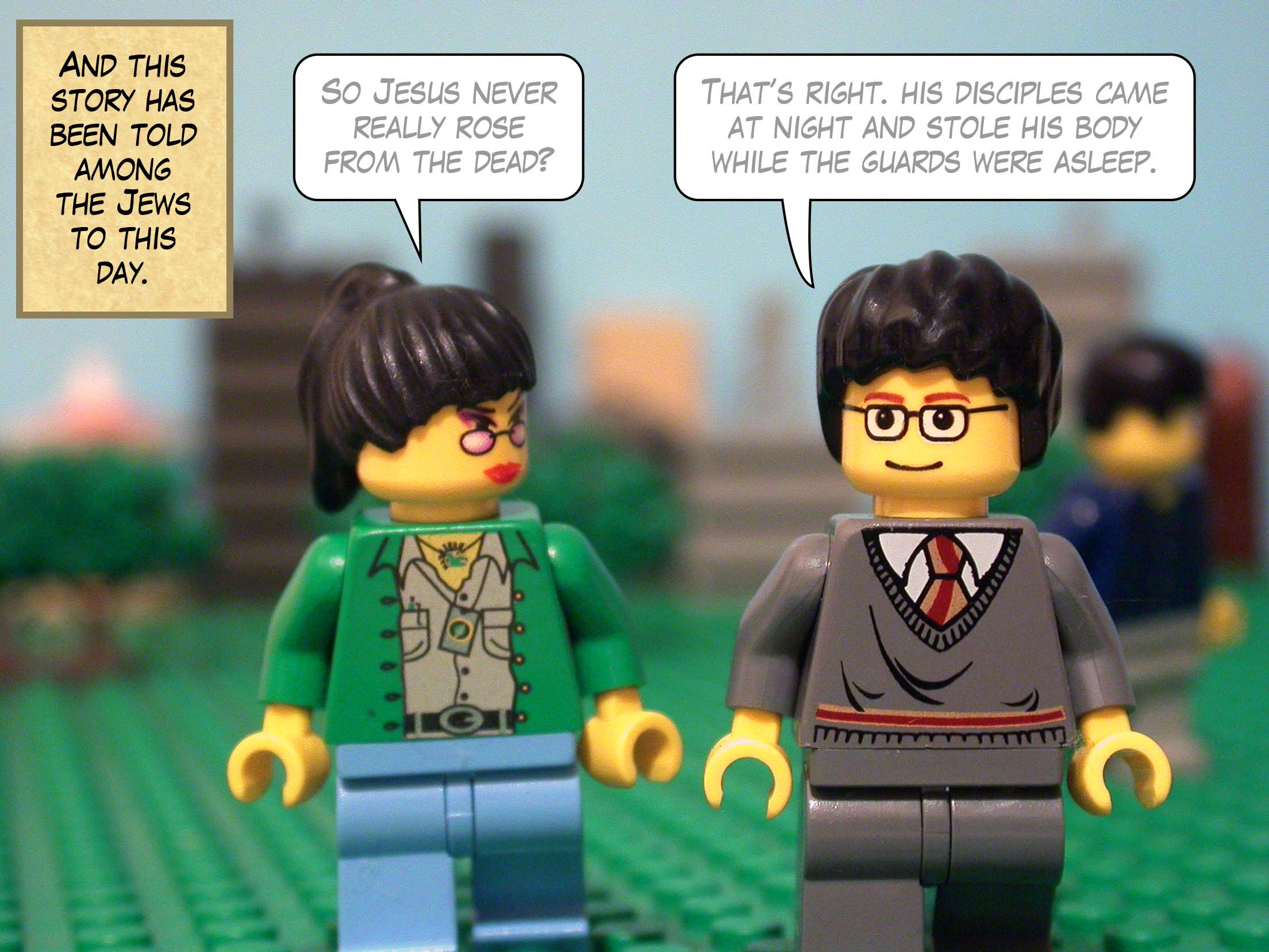 Now it was Mary Magdalene, Joanna, Mary the mother of James, and the other women with them who told these things to the apostles. But these words seemed like pure nonsense to them, and they did not believe them.