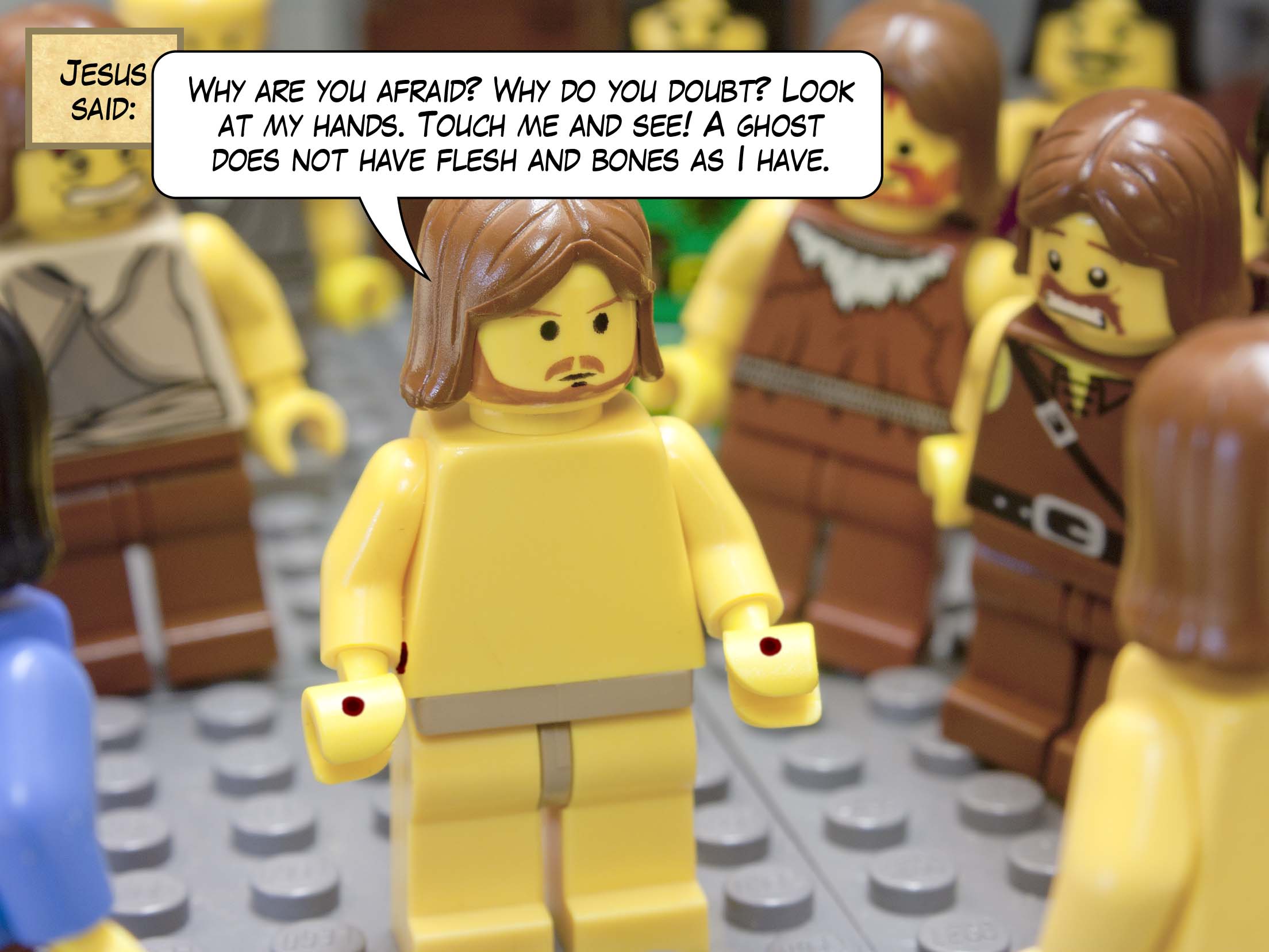 Then he headed home, wondering what had happened.