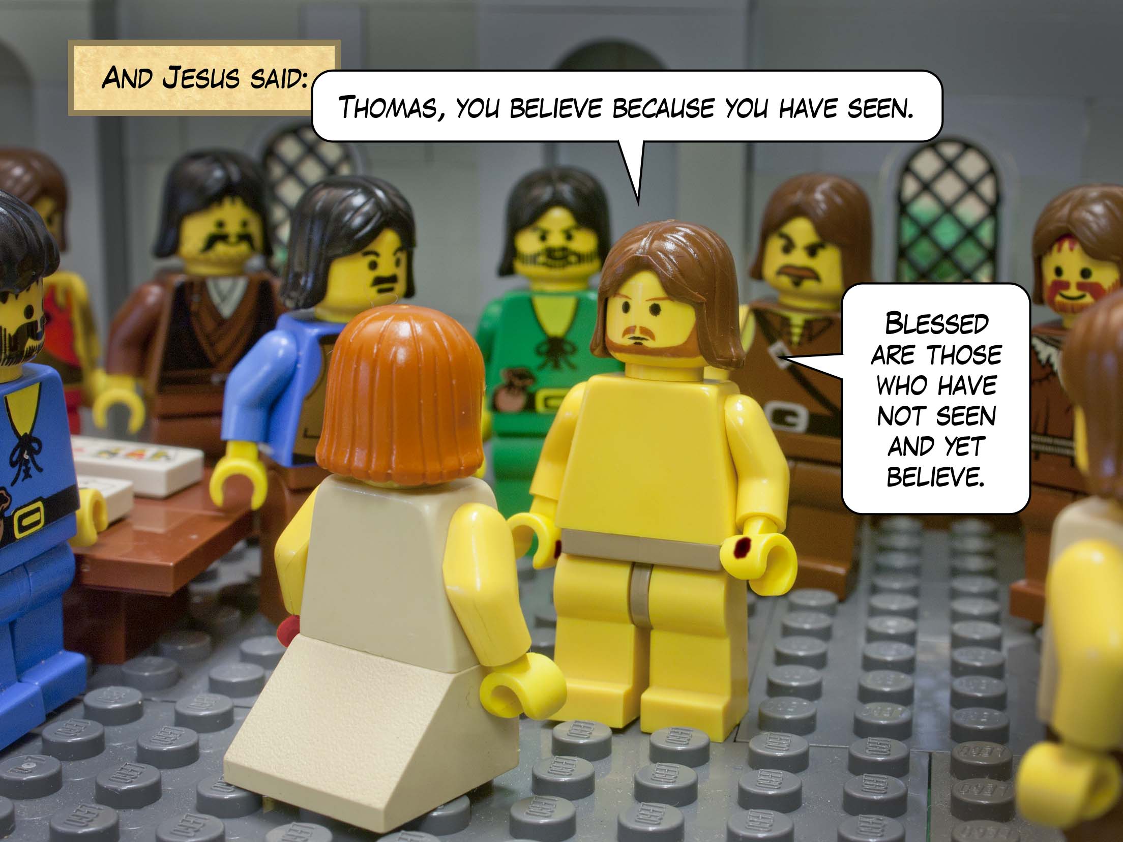 'Blessed are those who have not seen and yet have come to believe.'