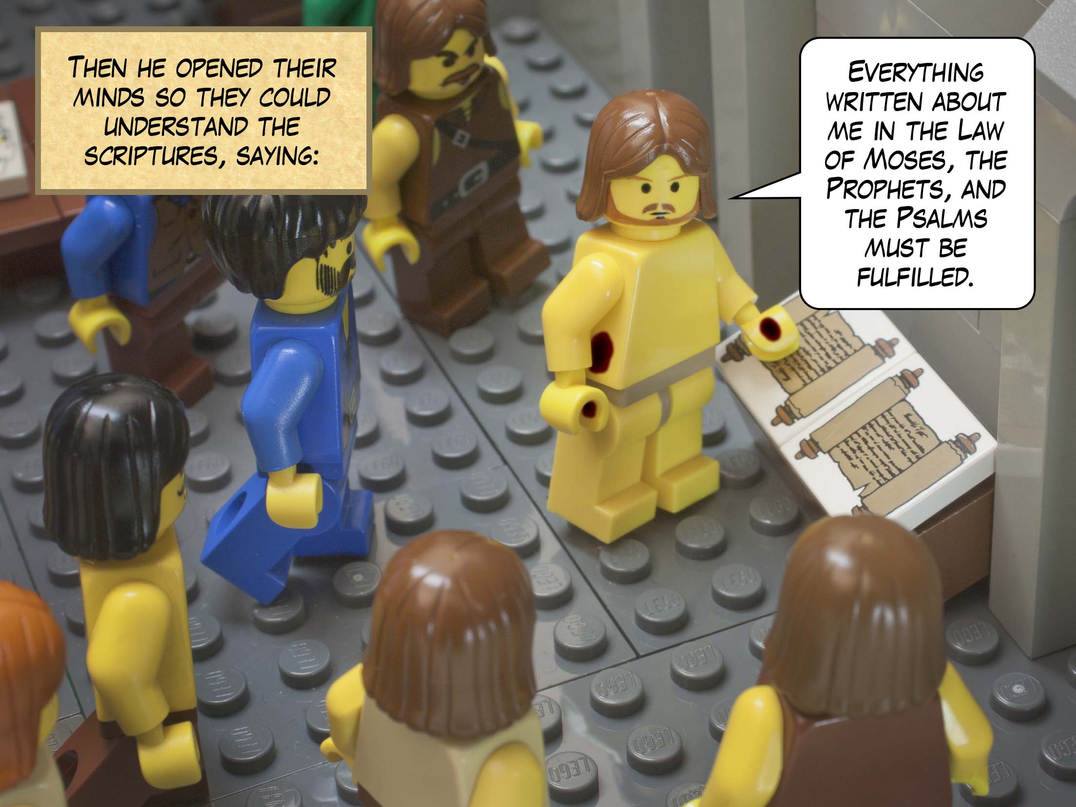 'And see, I am sending upon you what my Father promised; so stay here in the city until you have been clothed with power from on high.'
