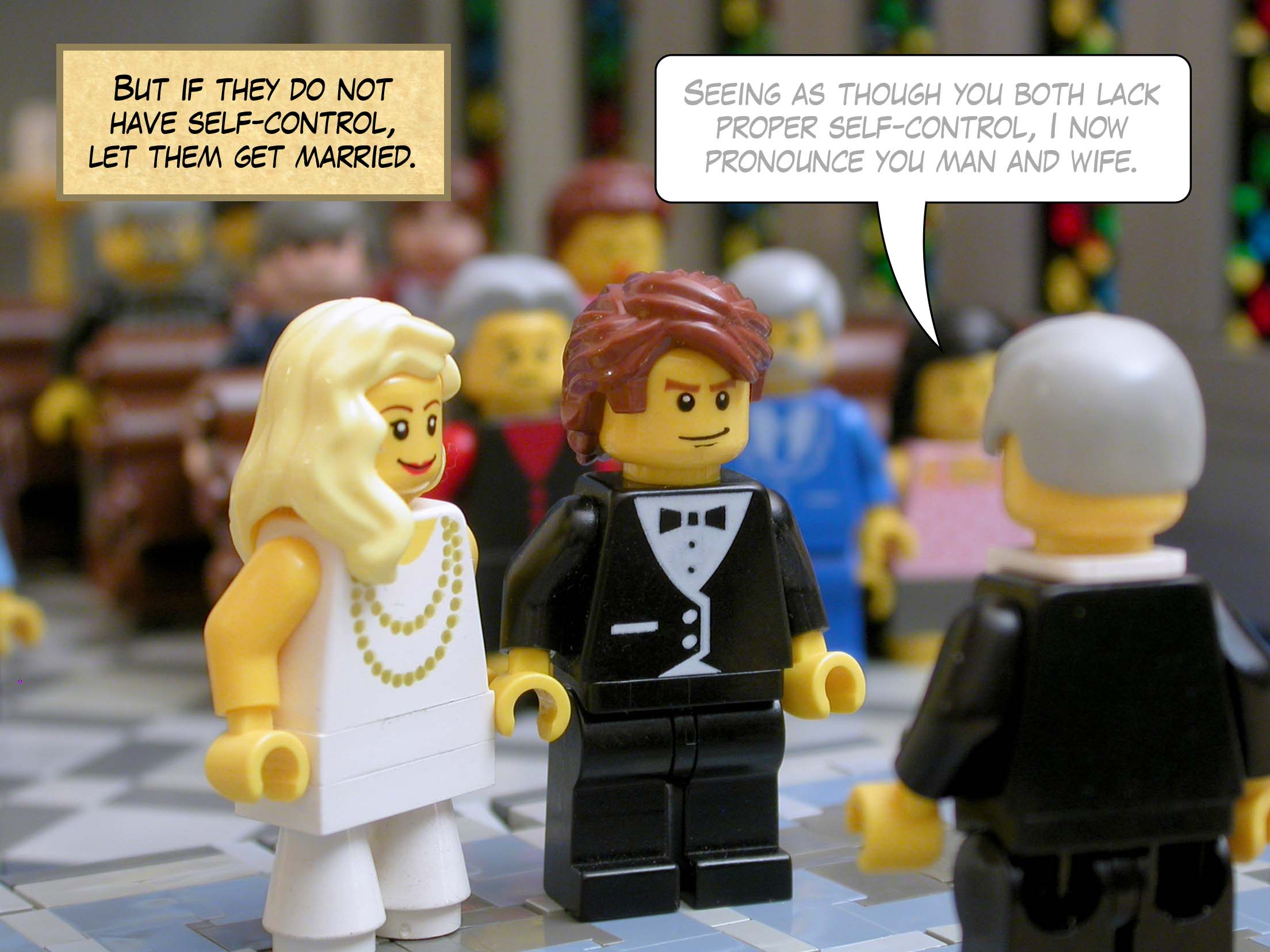 But if they do not have self-control, let them get married.