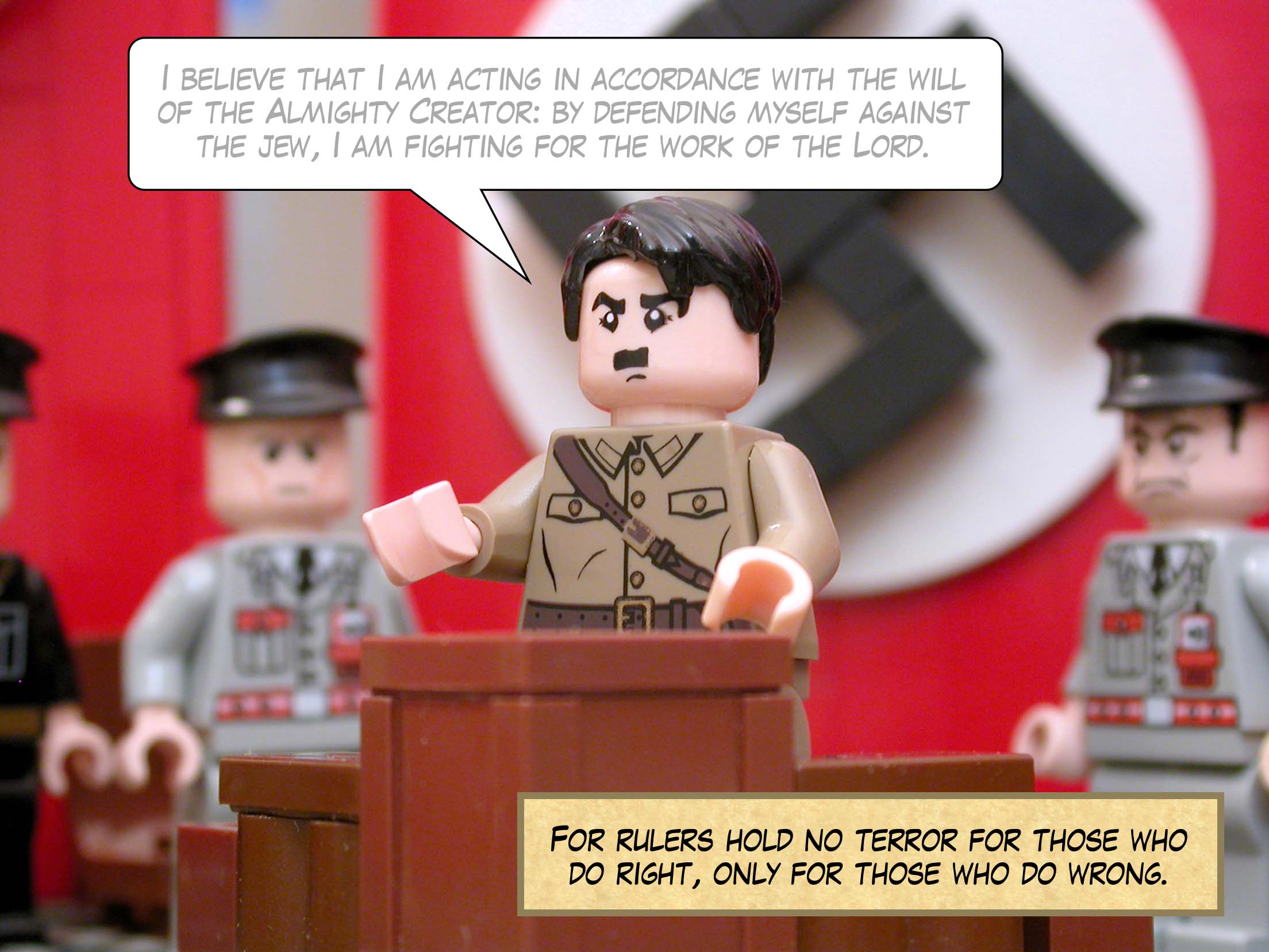 For rulers hold no terror for those who do right, only for those who do wrong.