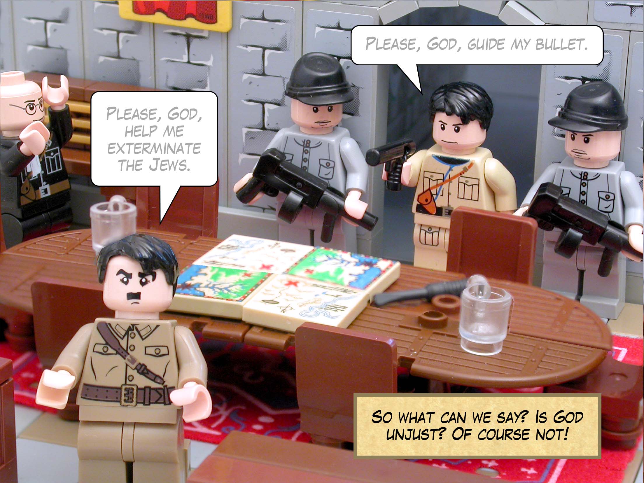 So what can we say? Is God unjust? Of course not!