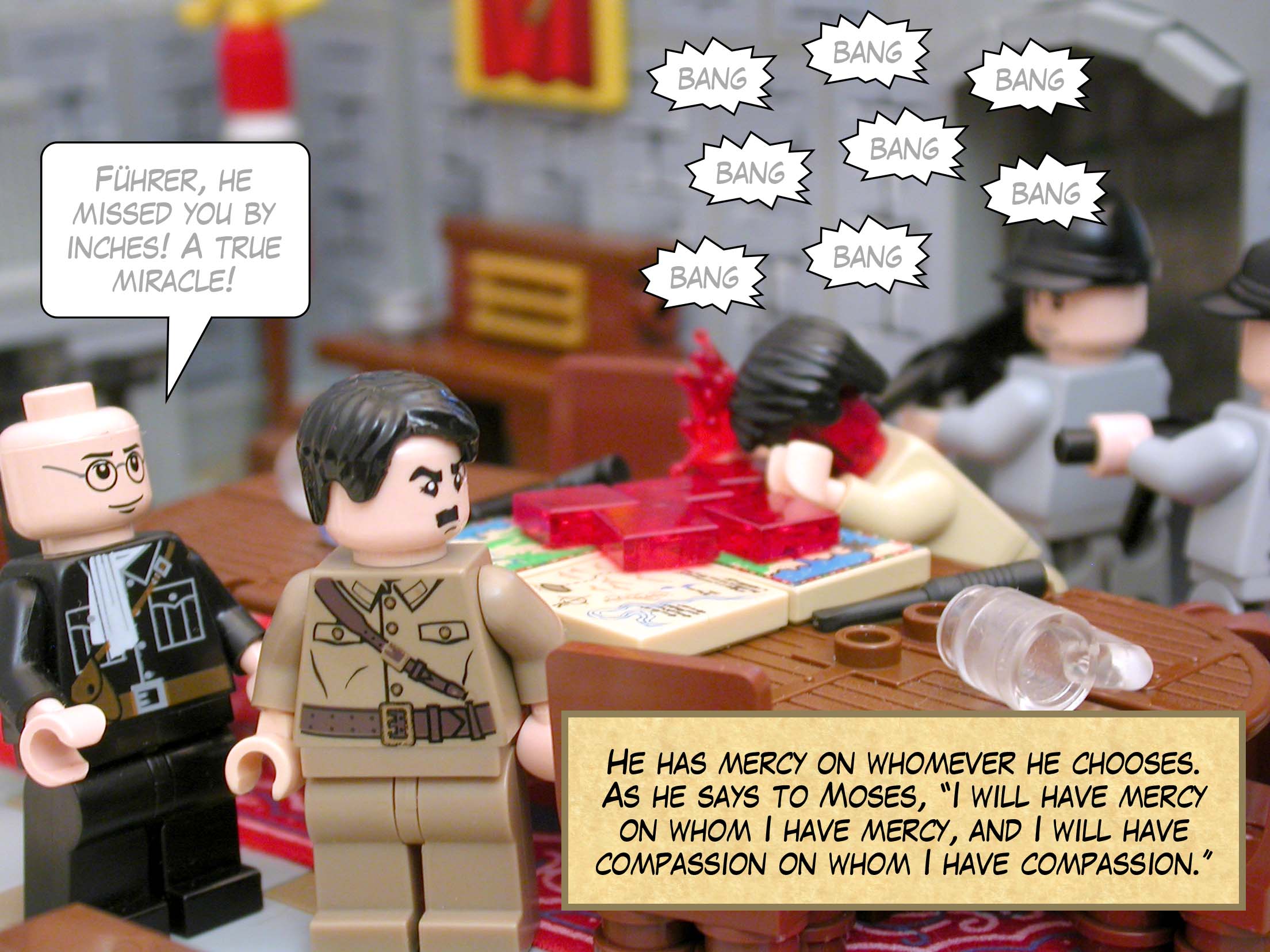 He has mercy on whomever he chooses. As he says to Moses, 'I will have mercy on whom I have mercy, and I will have compassion on whom I have compassion.'