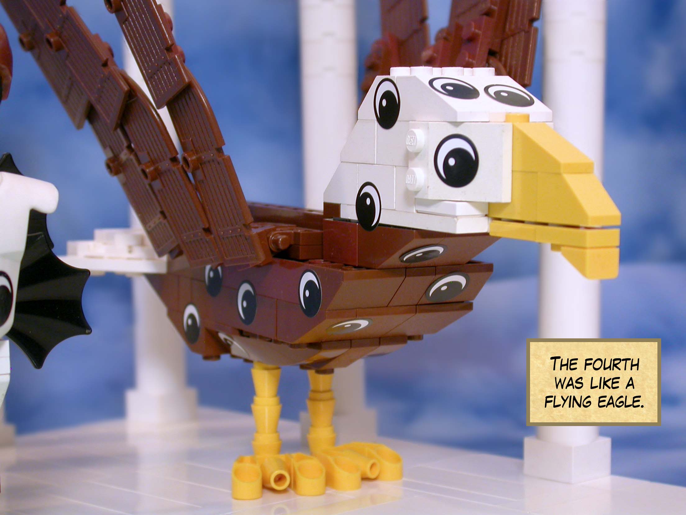 The fourth was like a flying eagle.