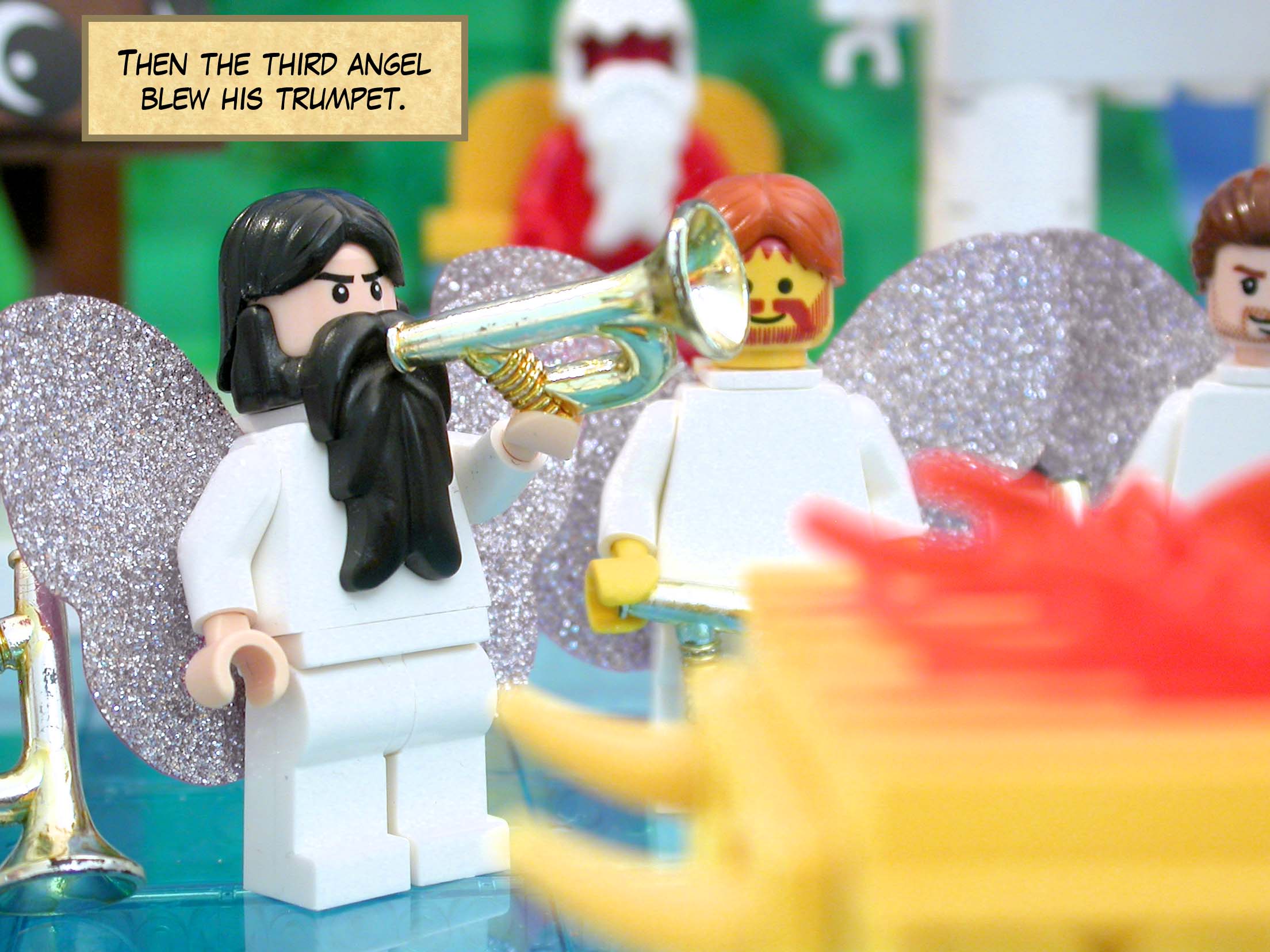 Then the third angel blew his trumpet.
