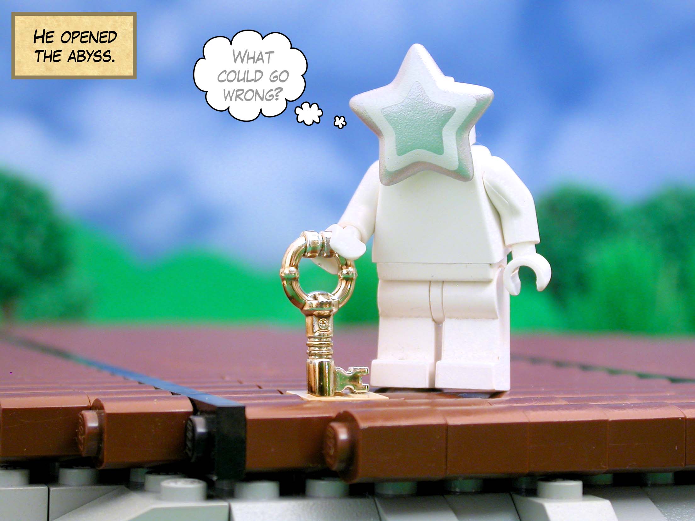 He opened the abyss.