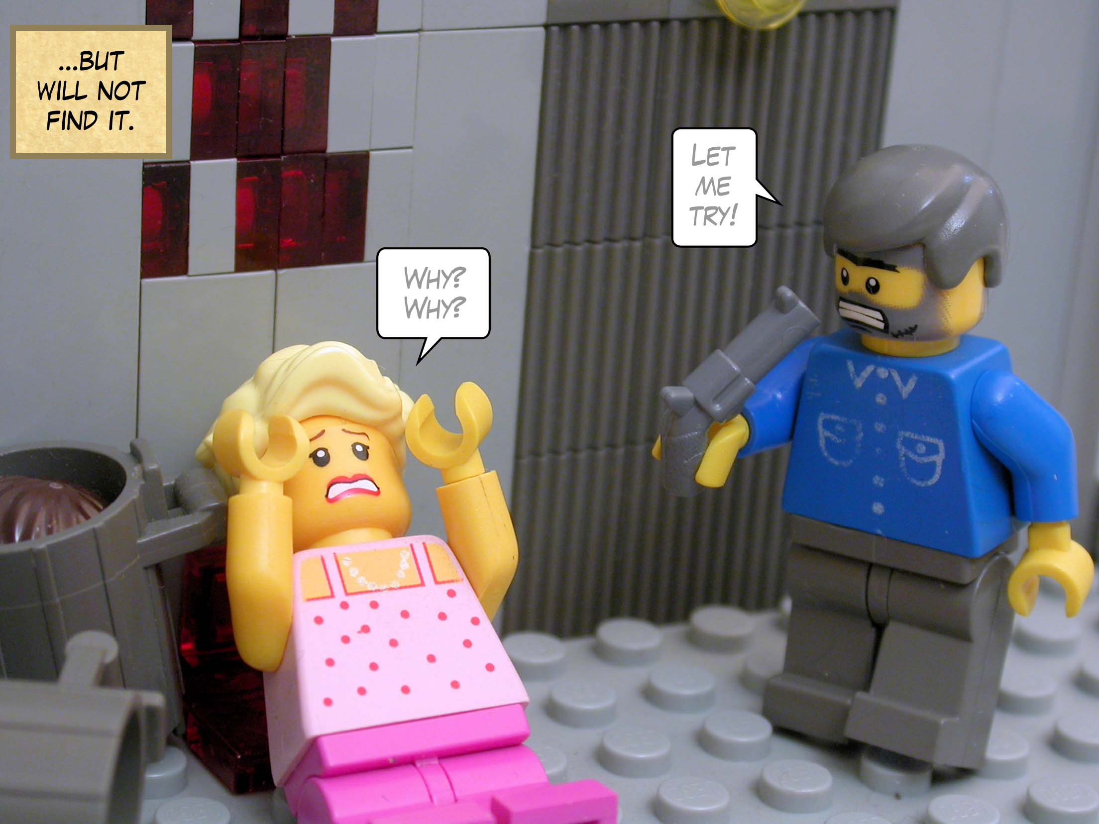 ...but will not find it.<br>