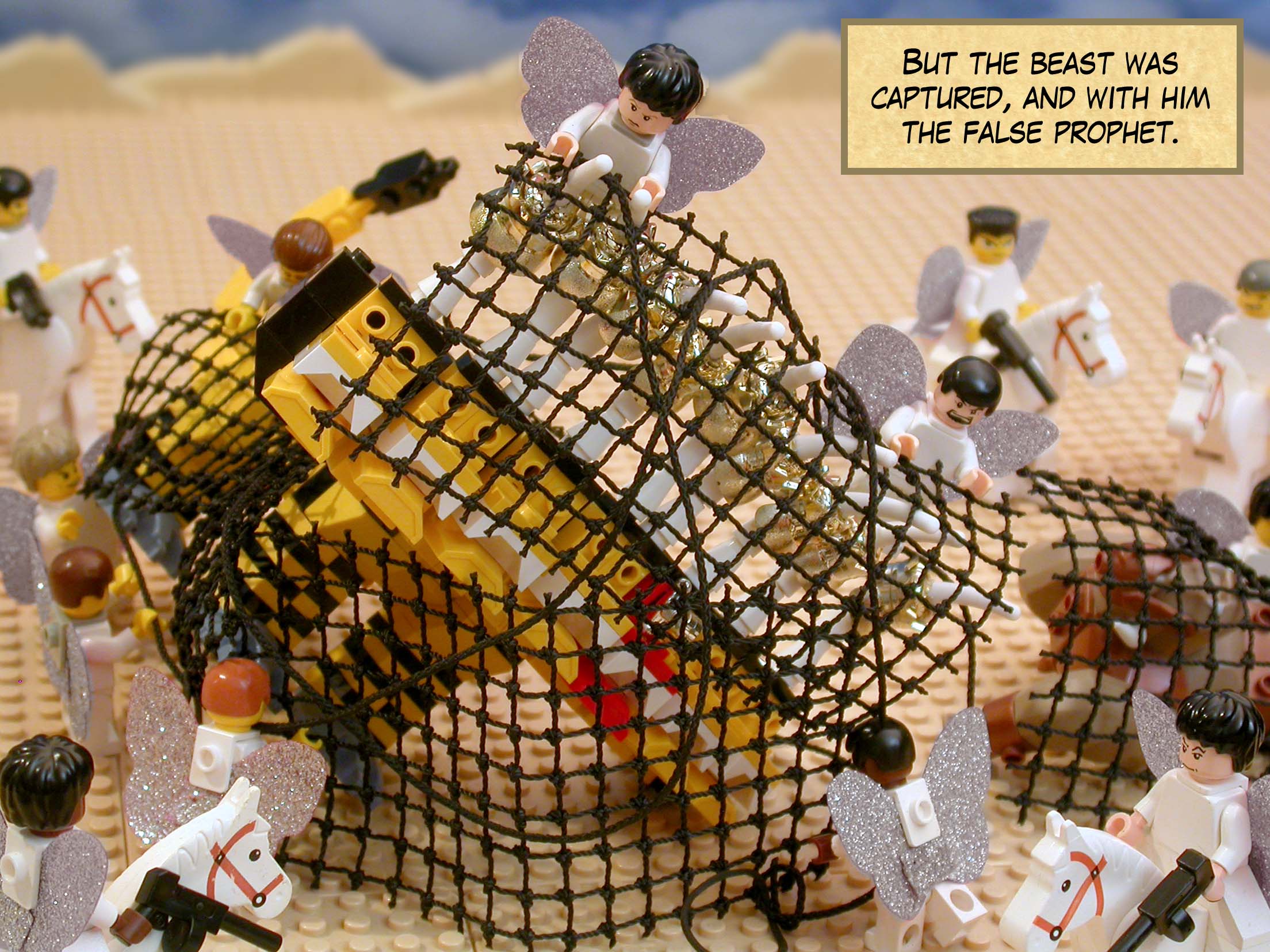 But the beast was captured, and with him the false prophet.