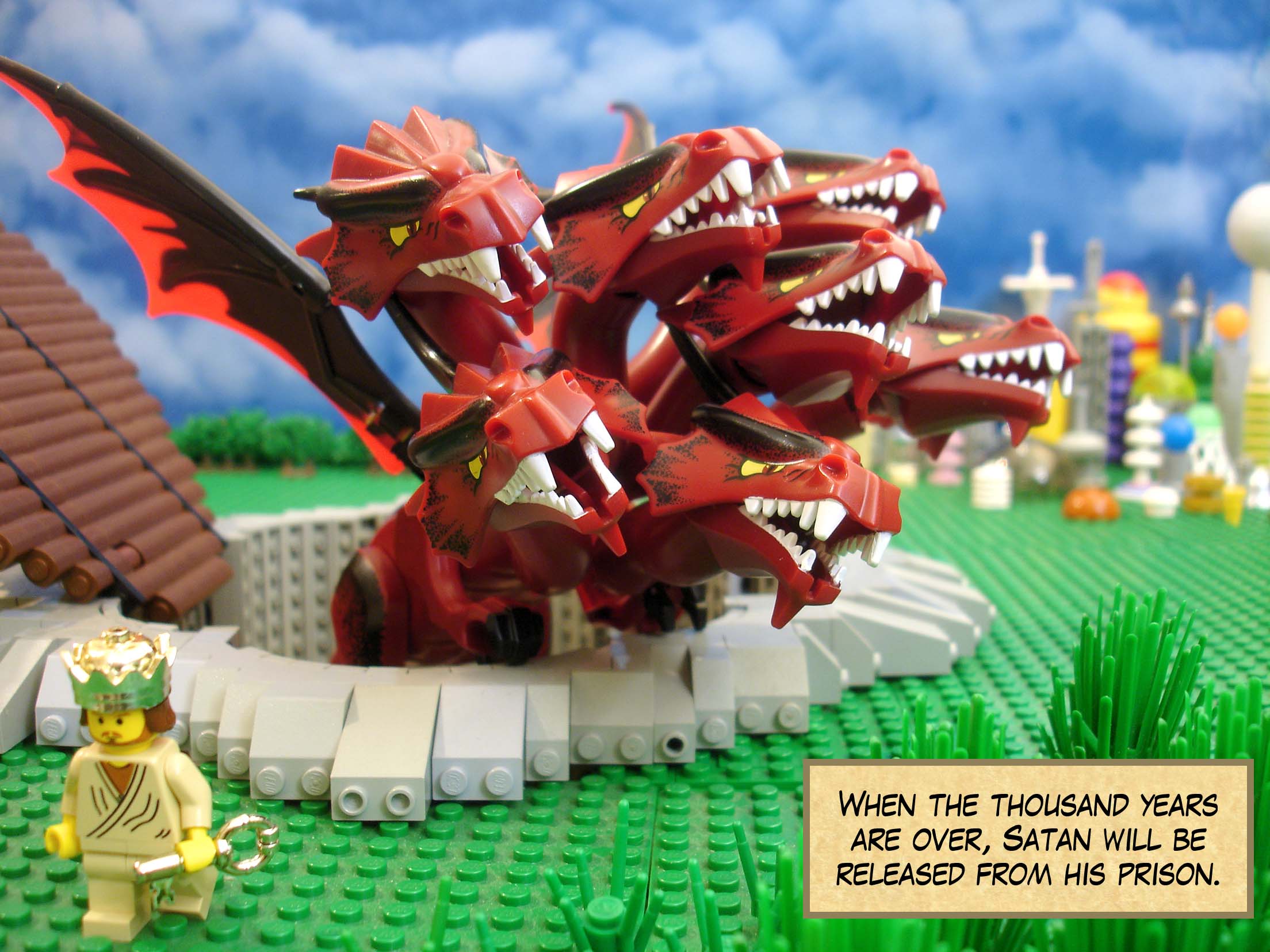 When the thousand years are over, Satan will be released from his prison.