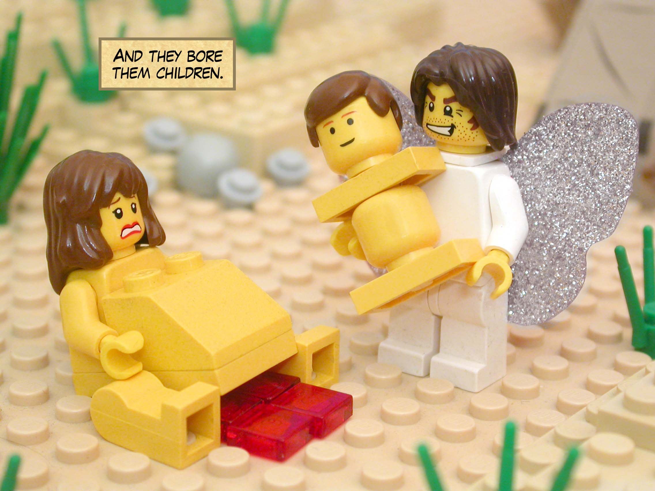 And they bore them children.