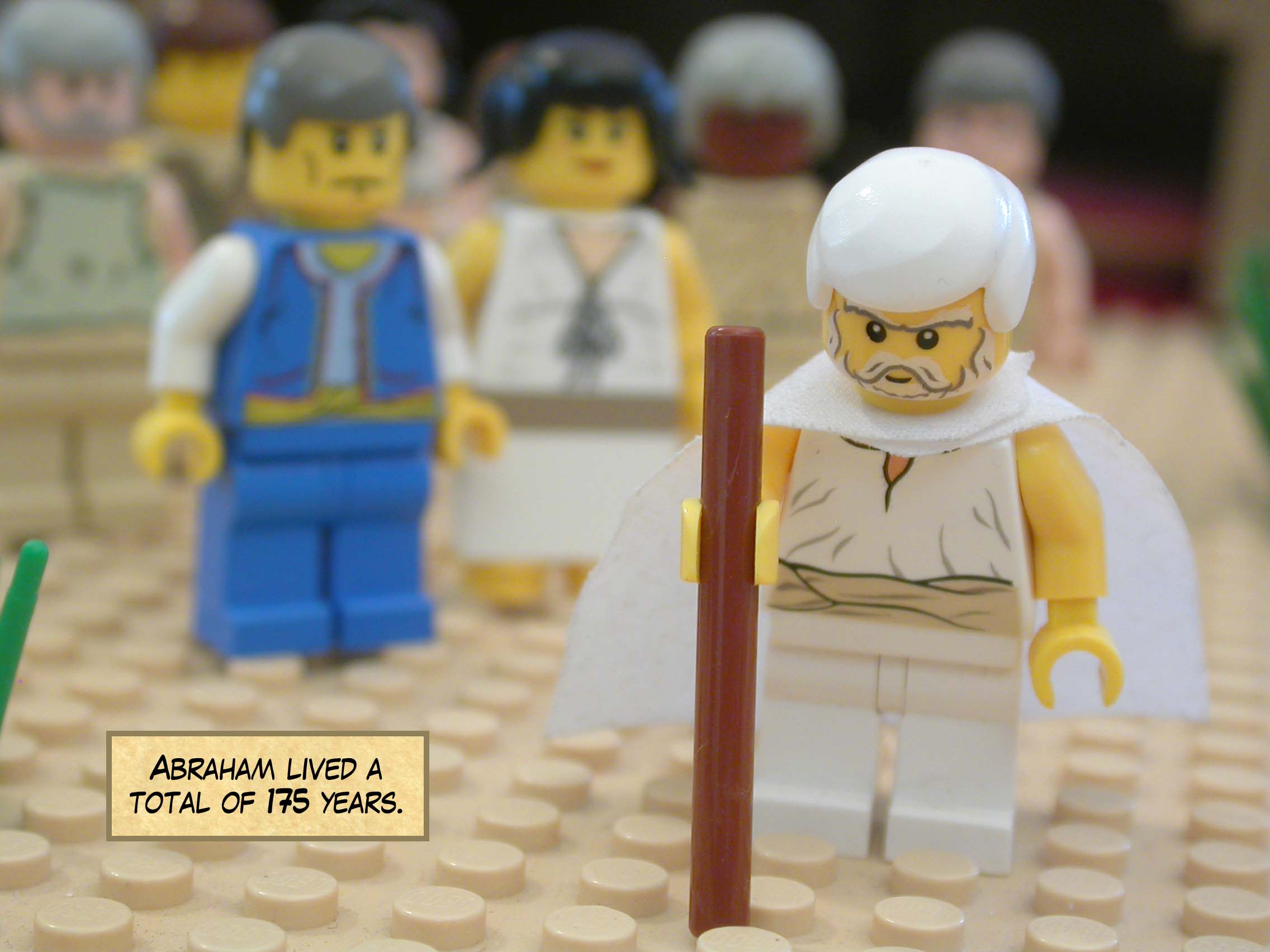 Abraham lived a total of 175 years.