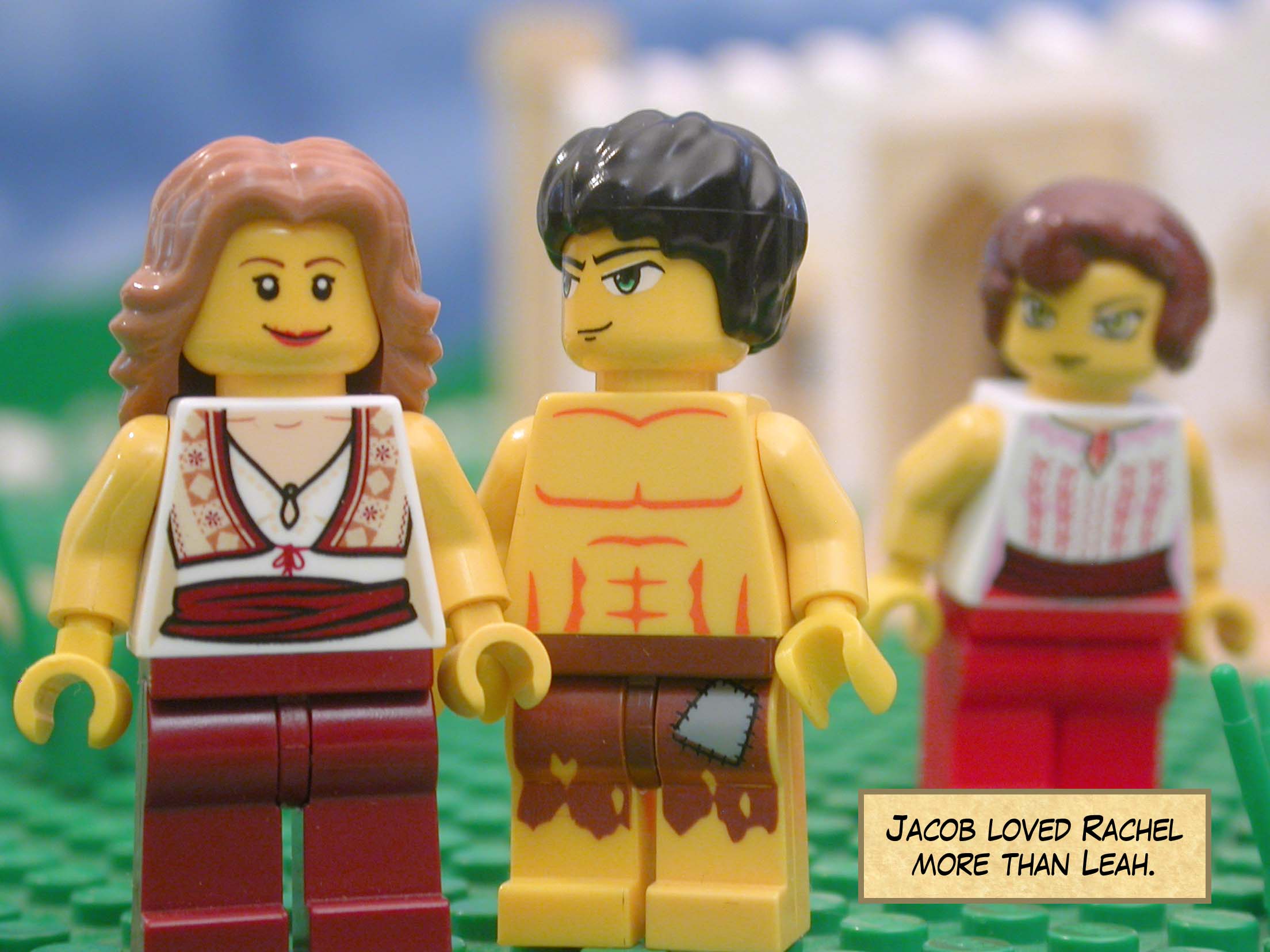 Jacob loved Rachel more than Leah.