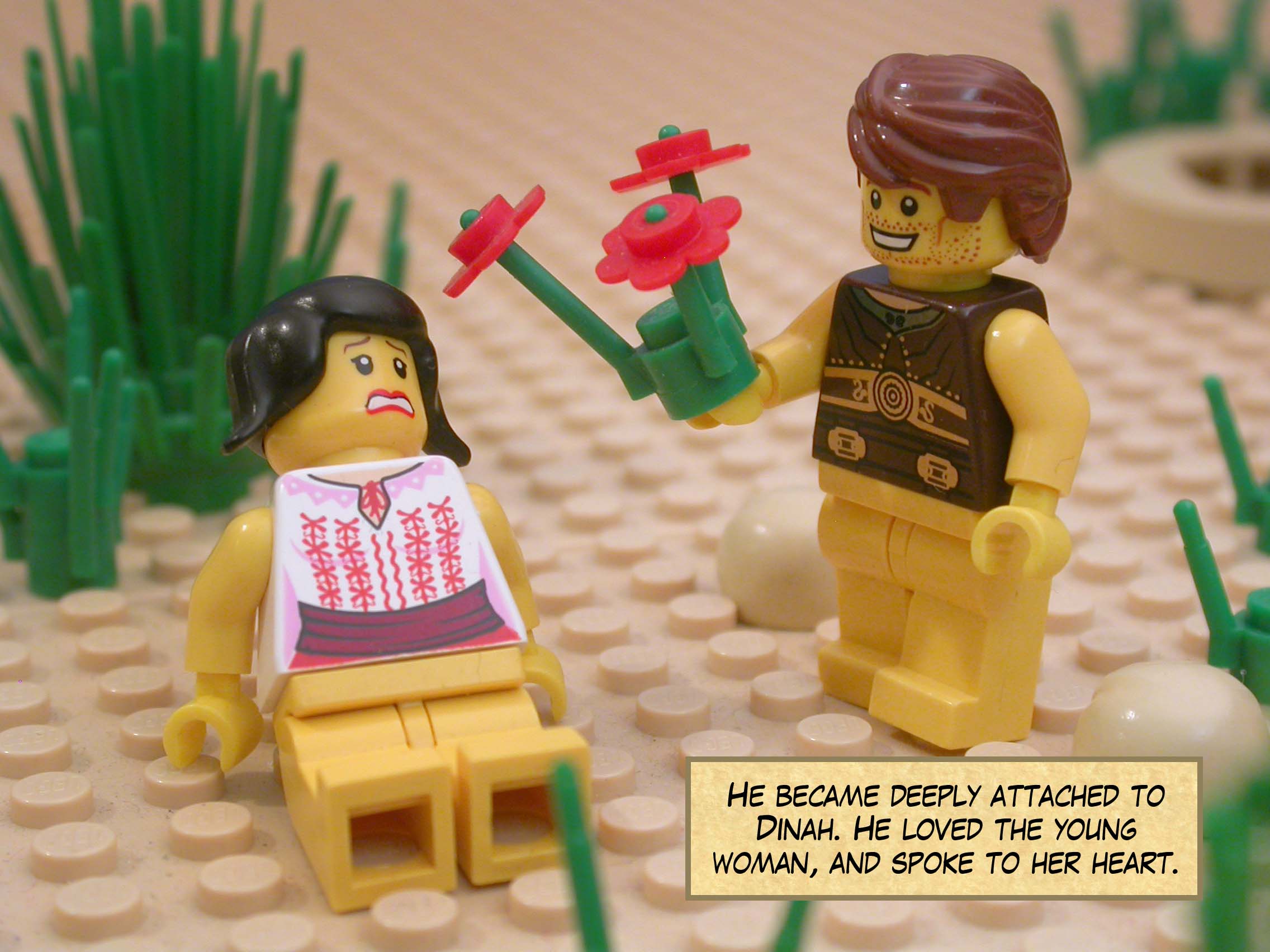 He became deeply attached to Dinah. He loved the young woman, and spoke to her heart.