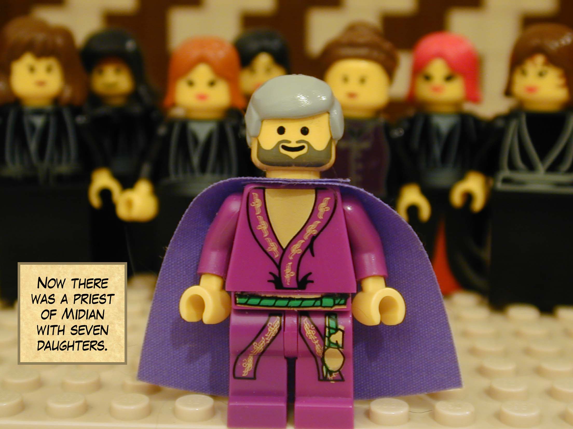 Now there was a priest of Midian with seven daughters.