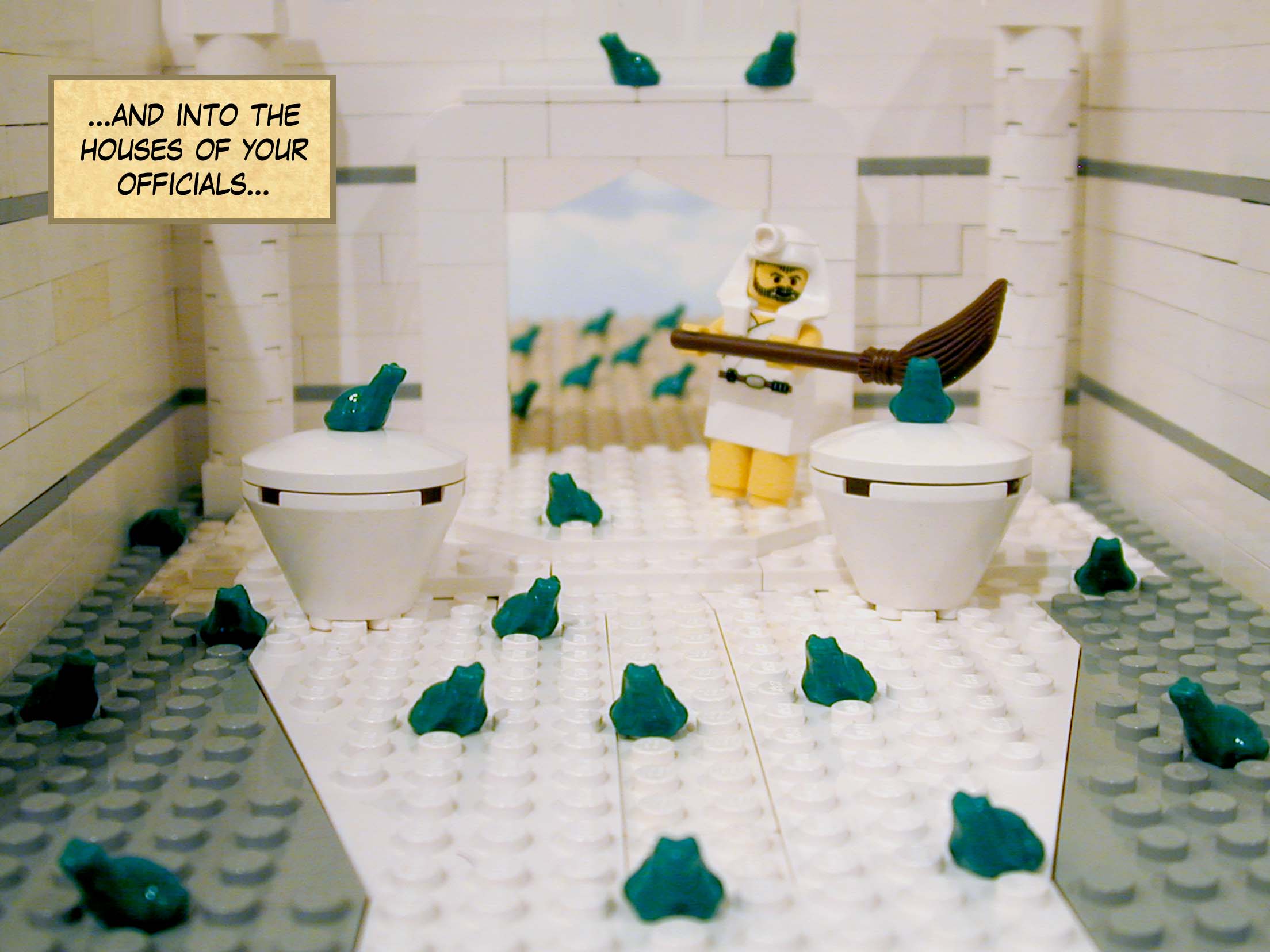 ...and into the houses of your officials...