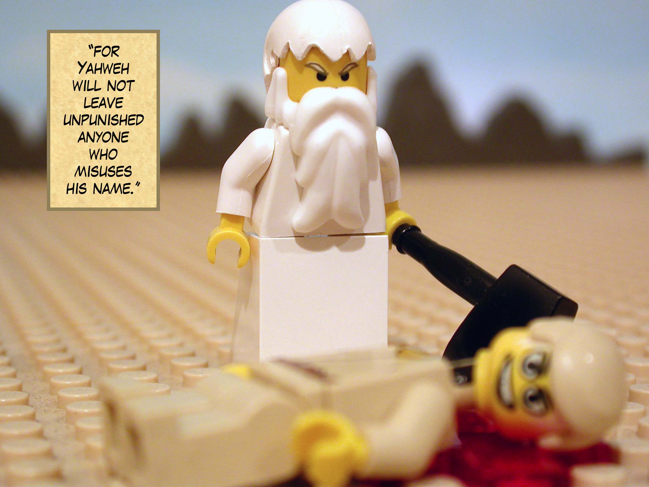 "For Yahweh will not leave unpunished anyone who misuses his name."