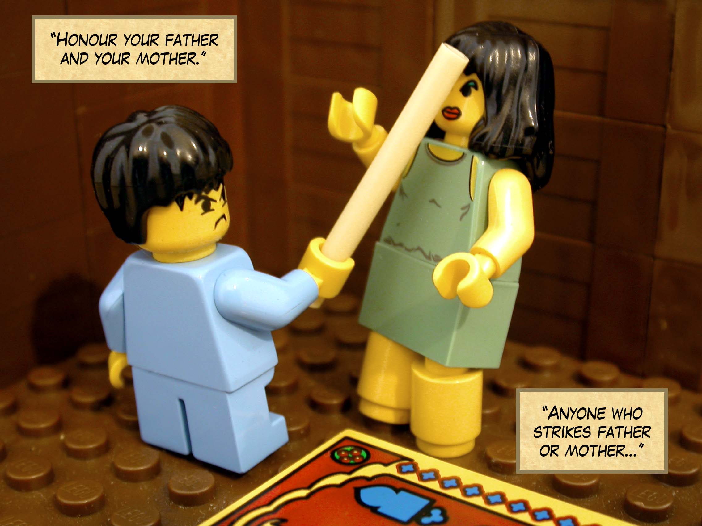 "Honor your father and your mother."