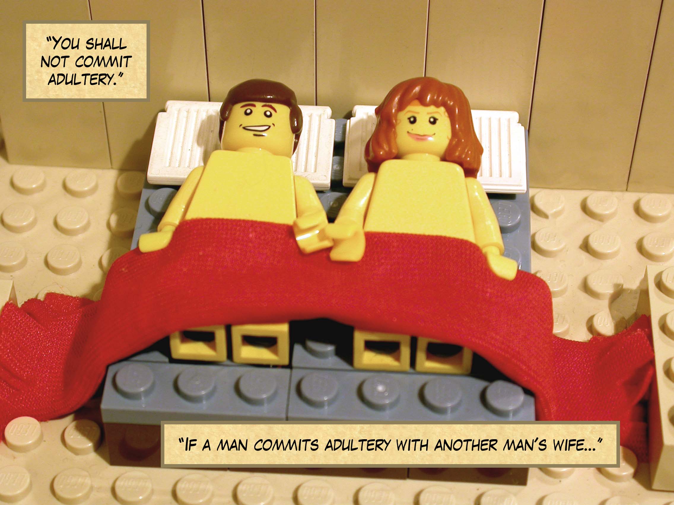 "You shall not commit adultery."