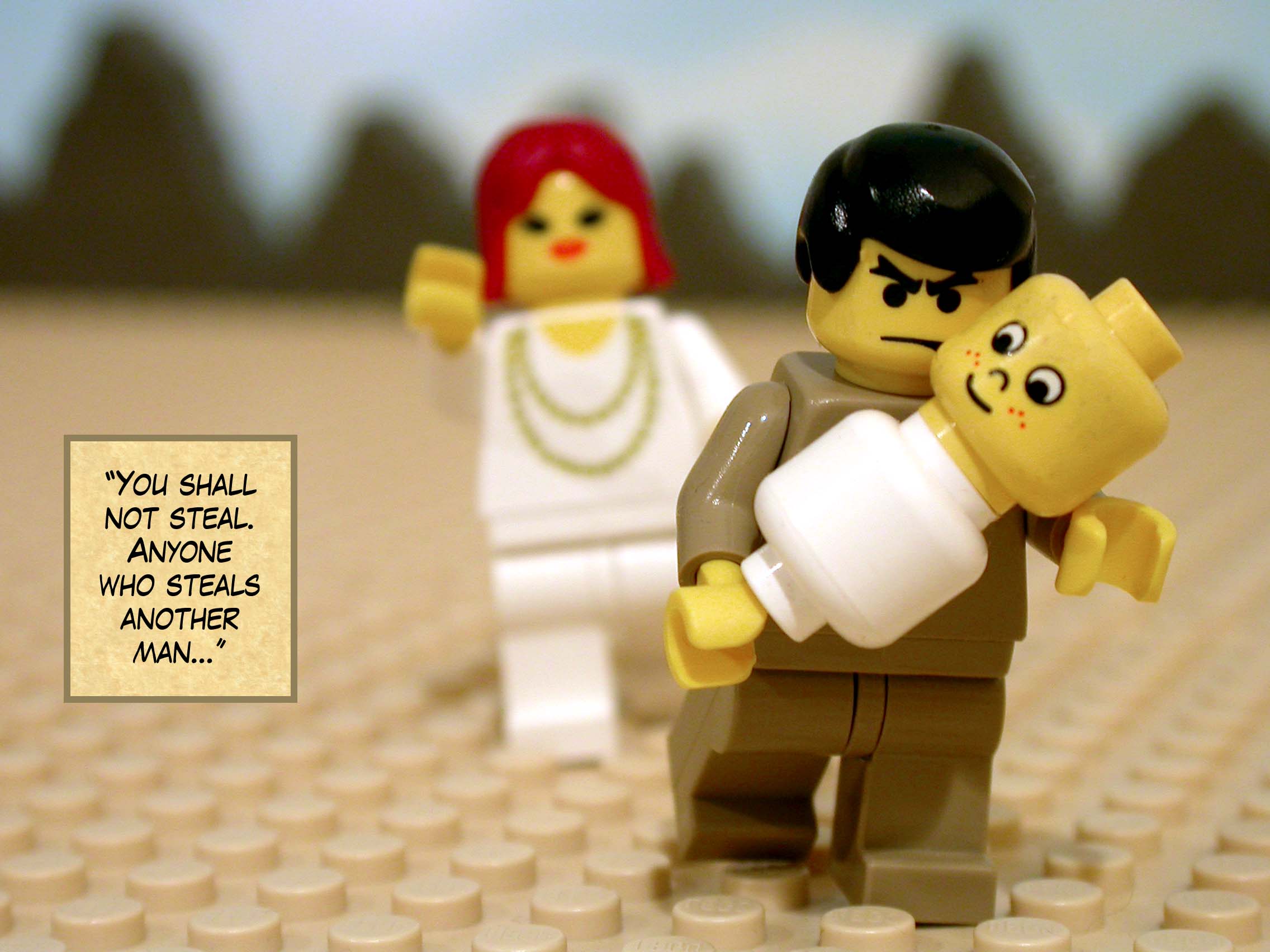 "You shall not steal. Anyone who steals another man must be put to death."