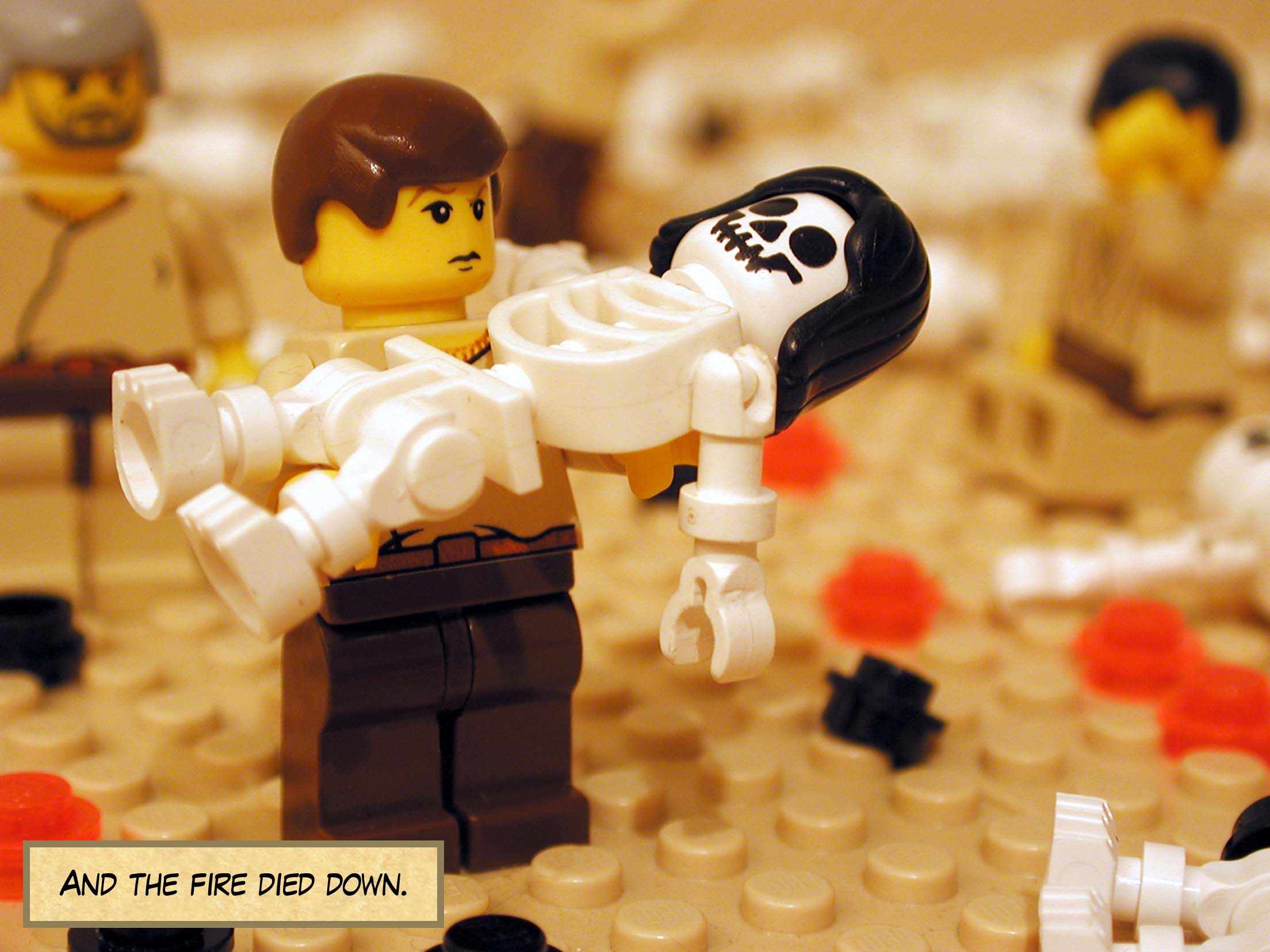 And the fire died down. Next story: The People Demand Meat