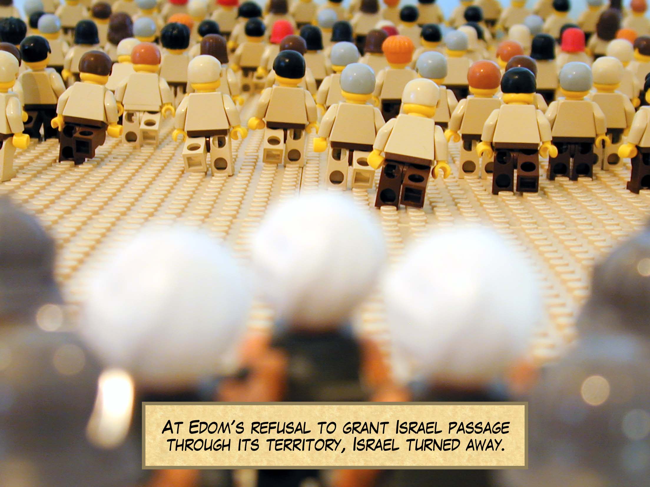 At Edom's refusal to grant Israel passage through its territory, Israel turned away. Next story: Aaron Dies