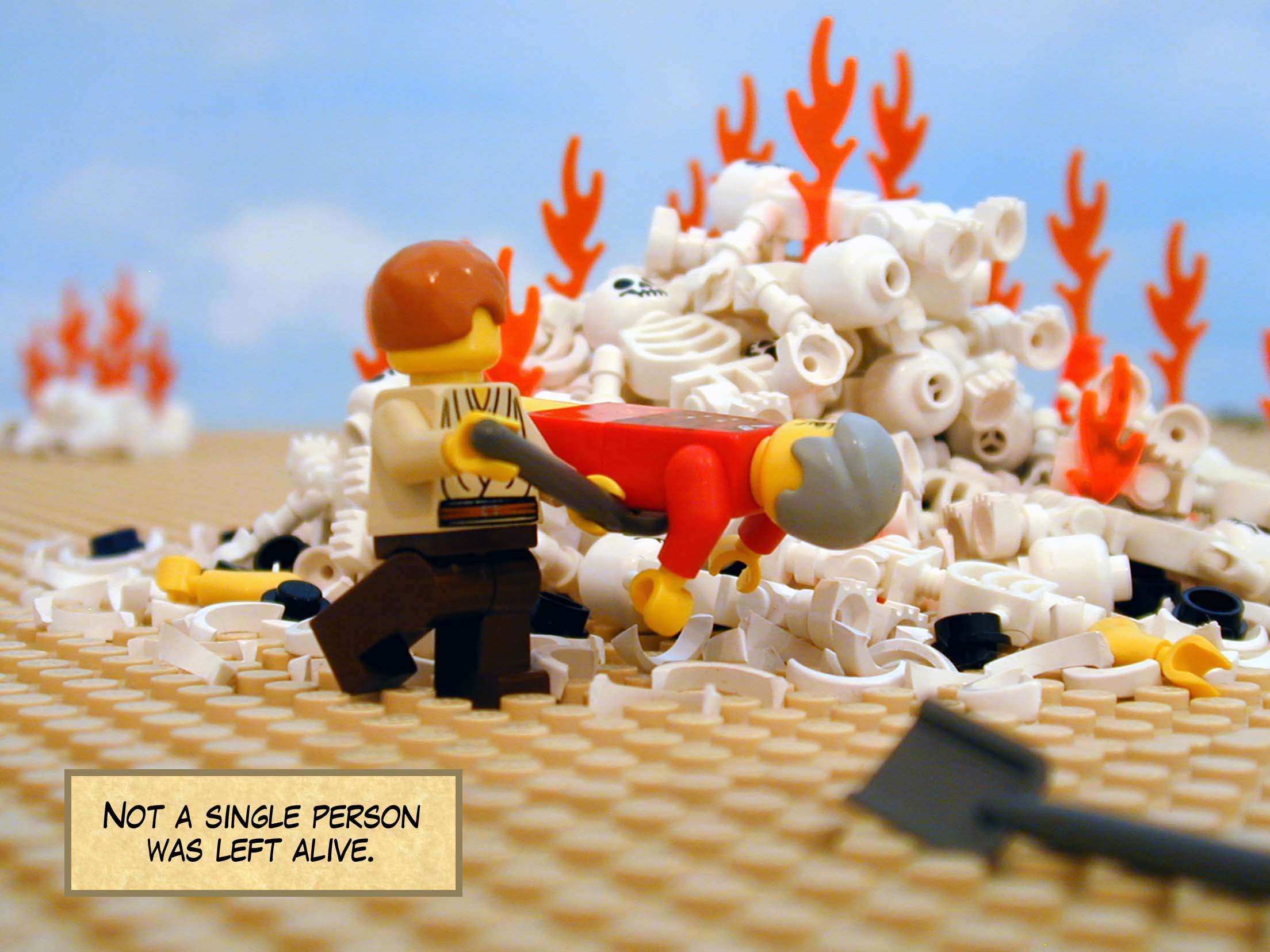 Not a single person was left alive.