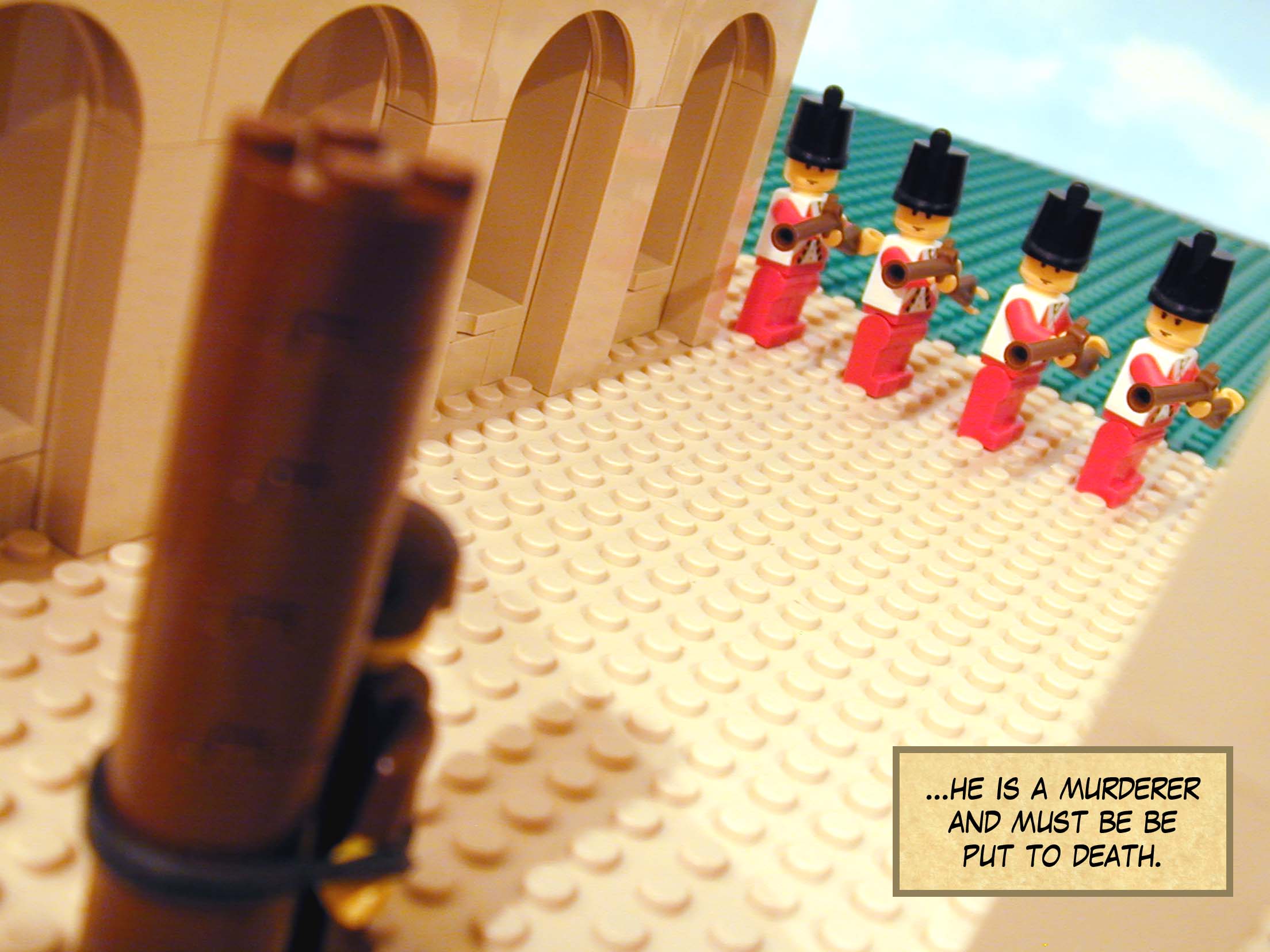 '...he is a murderer and must be be put to death.'