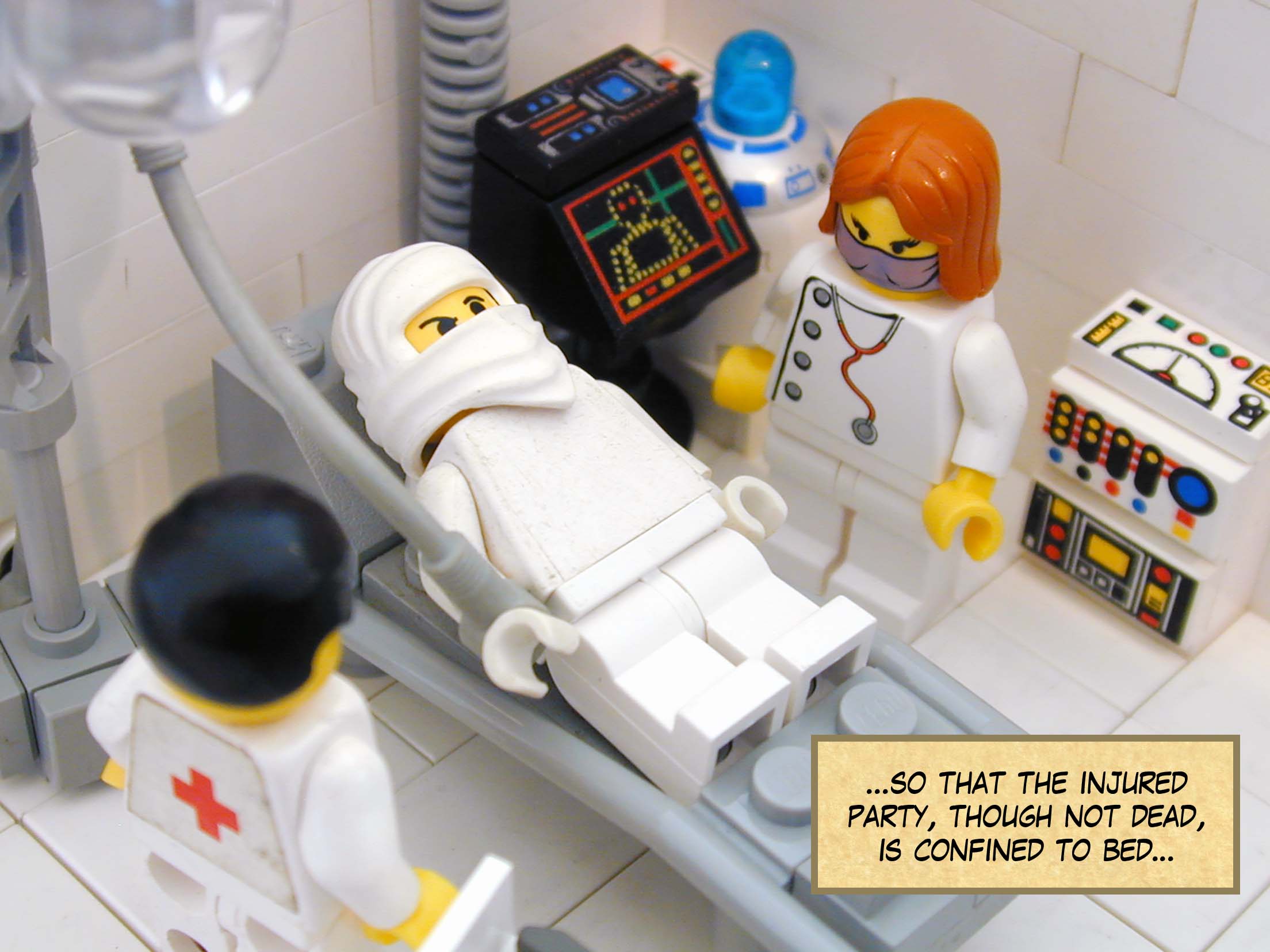 '...so that the injured party, though not dead, is confined to bed...'