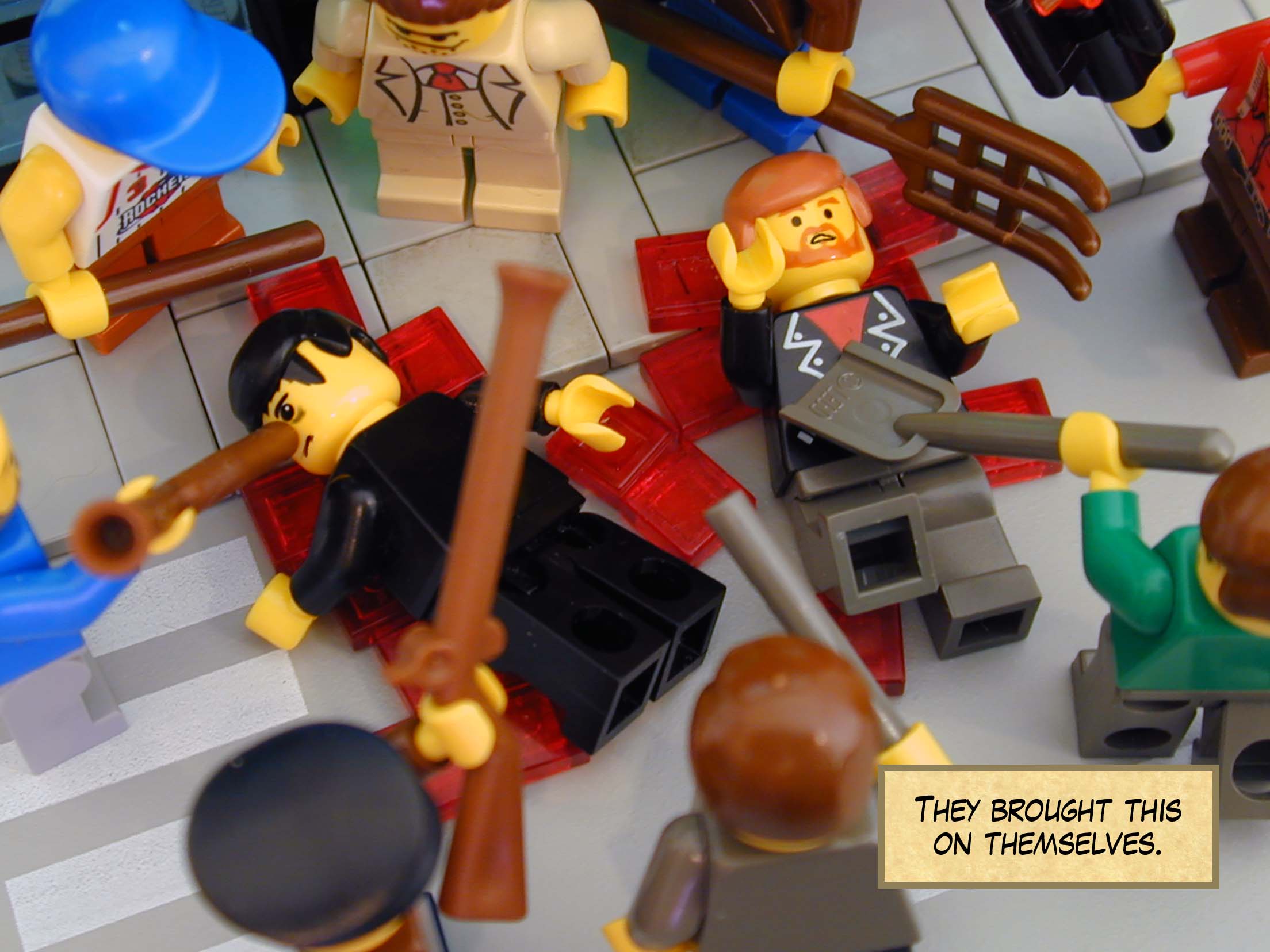 'Their blood is on their own heads.'