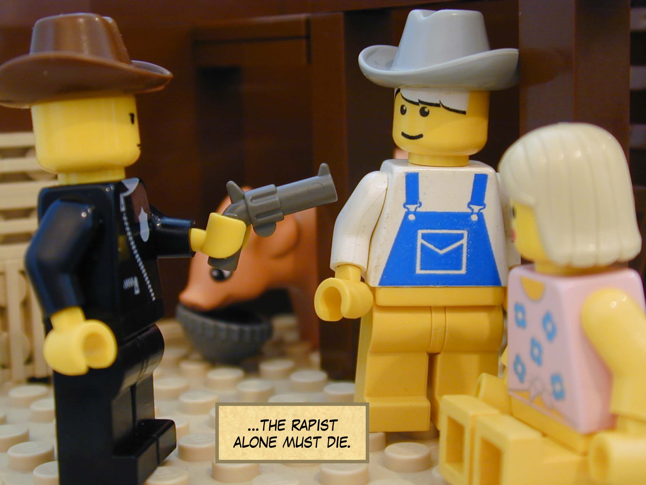 '...the rapist alone must die.'